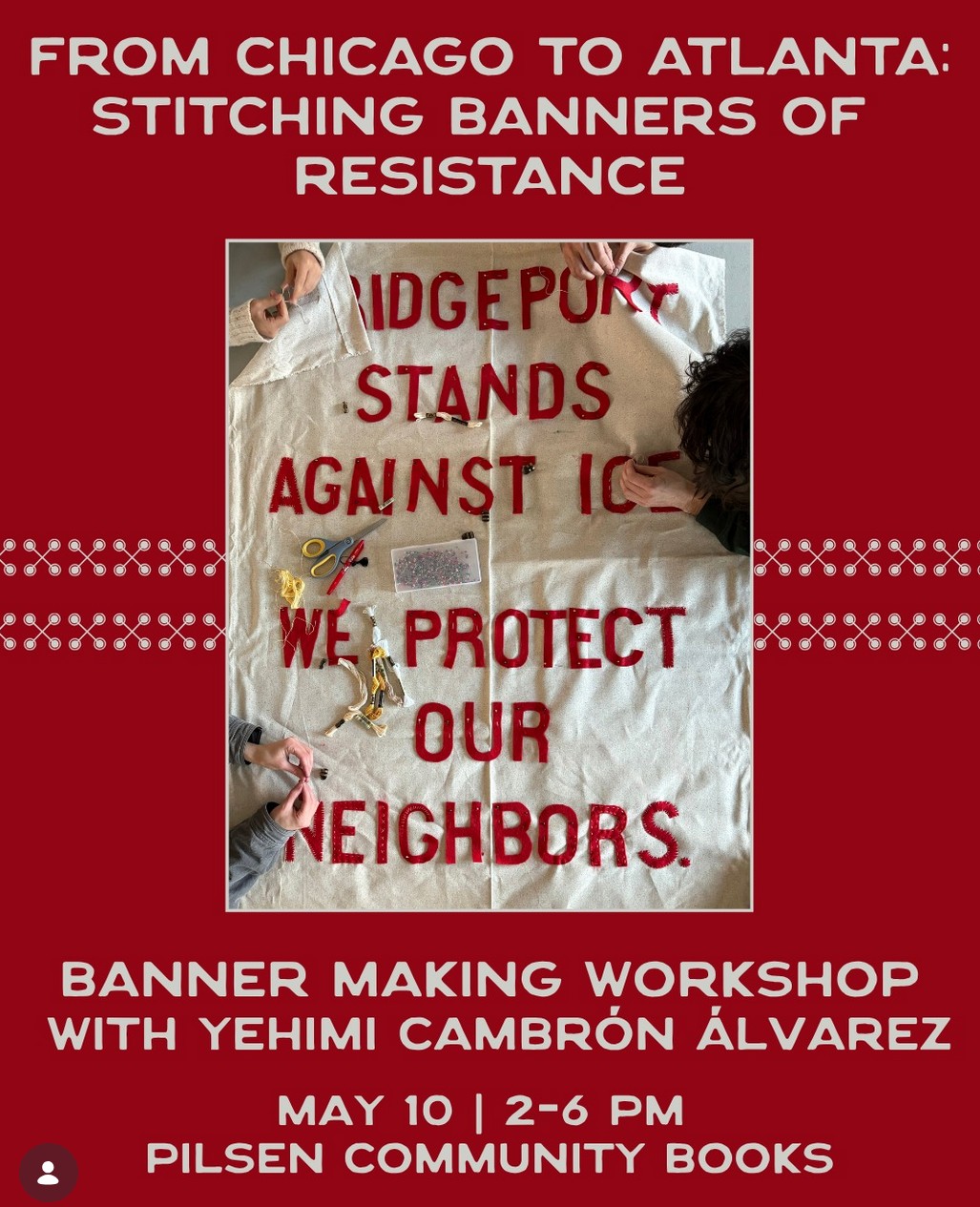 From Chicago to Atlanta: Stitching Banners of Resistance