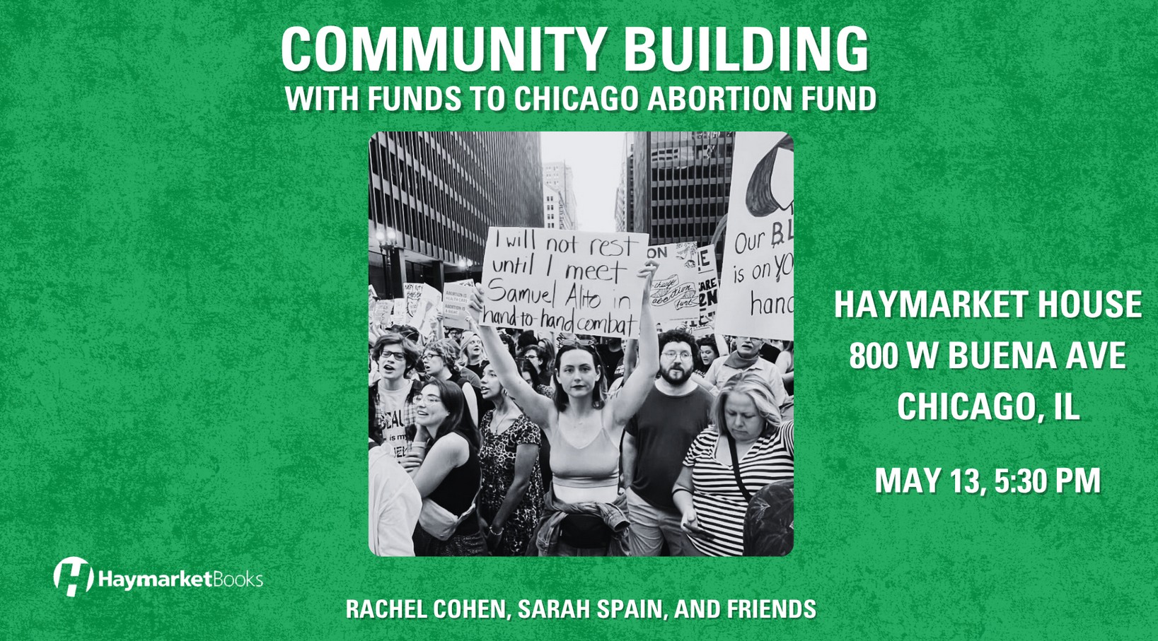 Community Building, With Funds to Chicago Abortion Fund