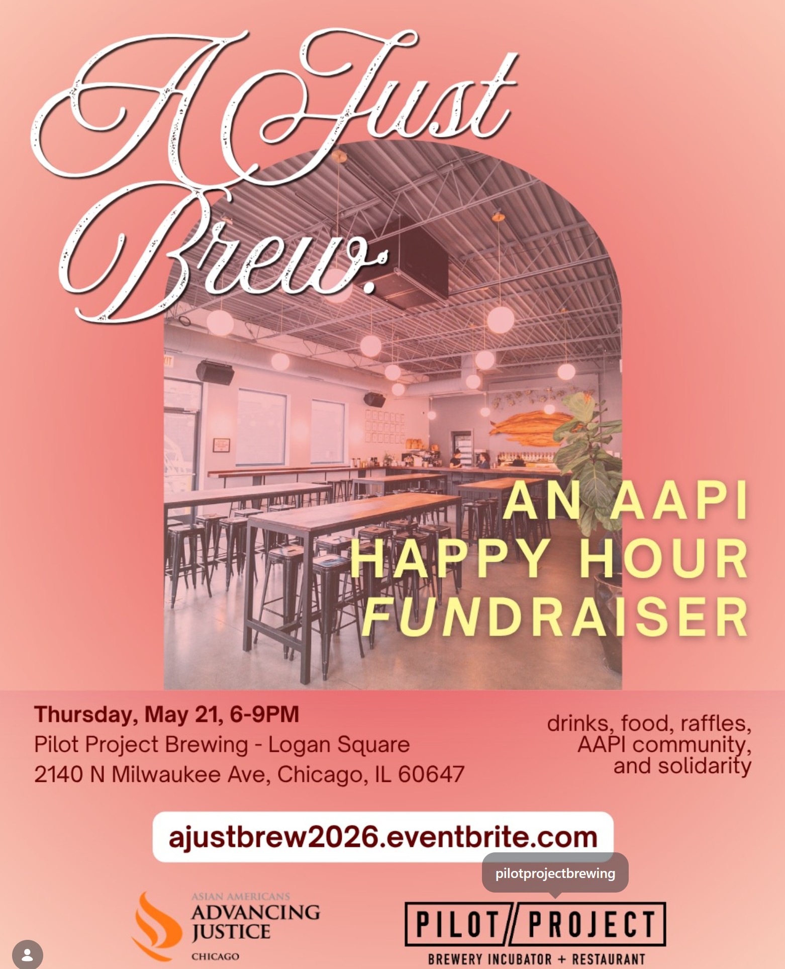 A Just Brew - An AAPI Happy Hour FUNdraiser