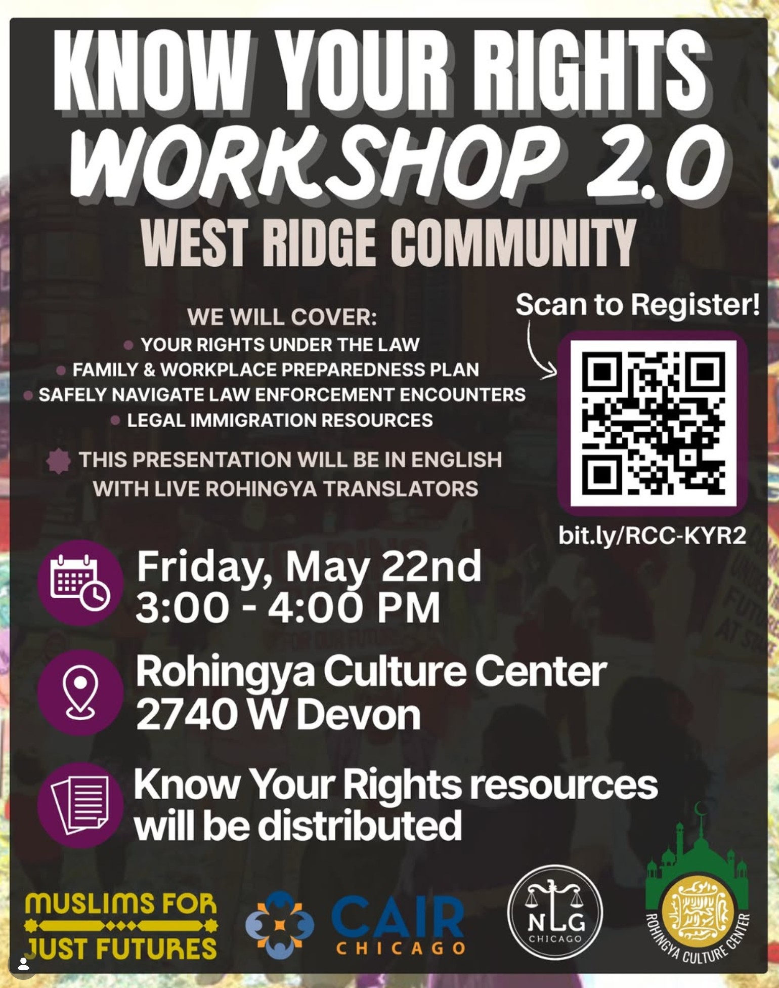 Know Your Rights Workshop 2.0 - West Ridge Community
