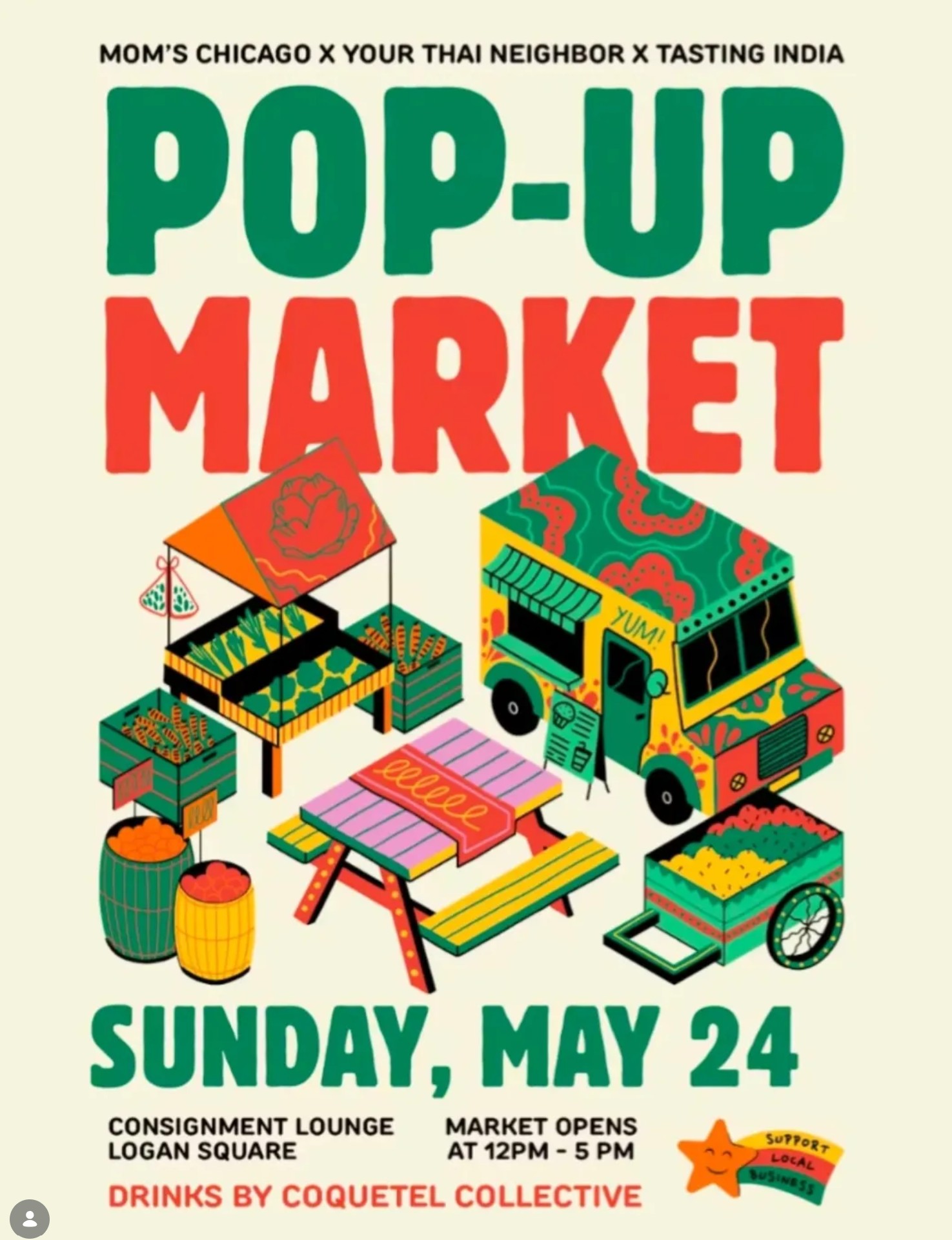 Pop Up Market Honoring the AAPI Community