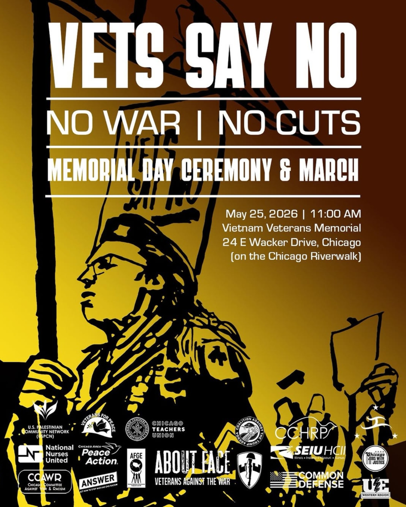 Vets Say No - No War - No Cuts