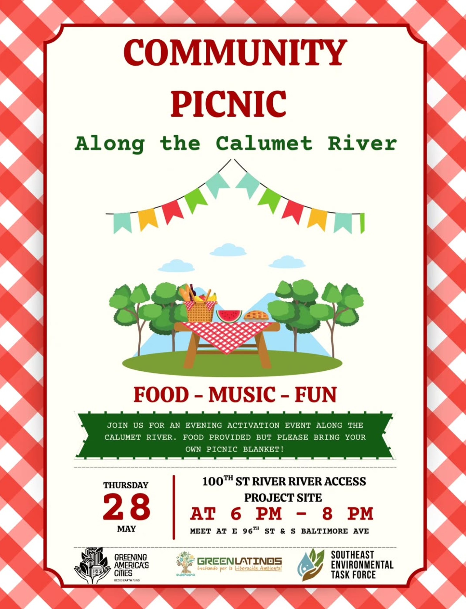 Evening Activation Event Along the Calumet River