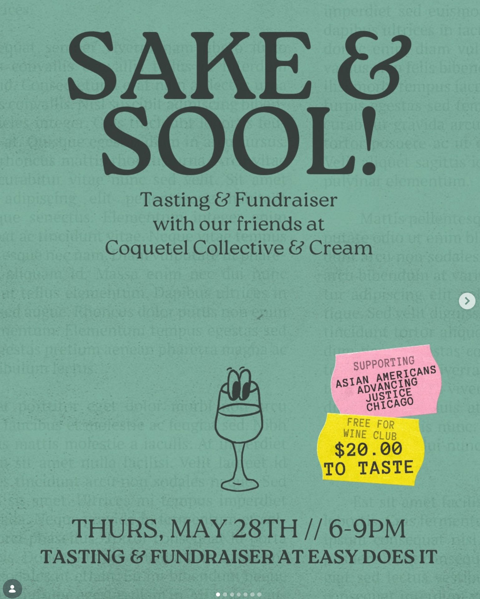 Sake & Sool FUndraiser for Asian Americans Advancing Justice