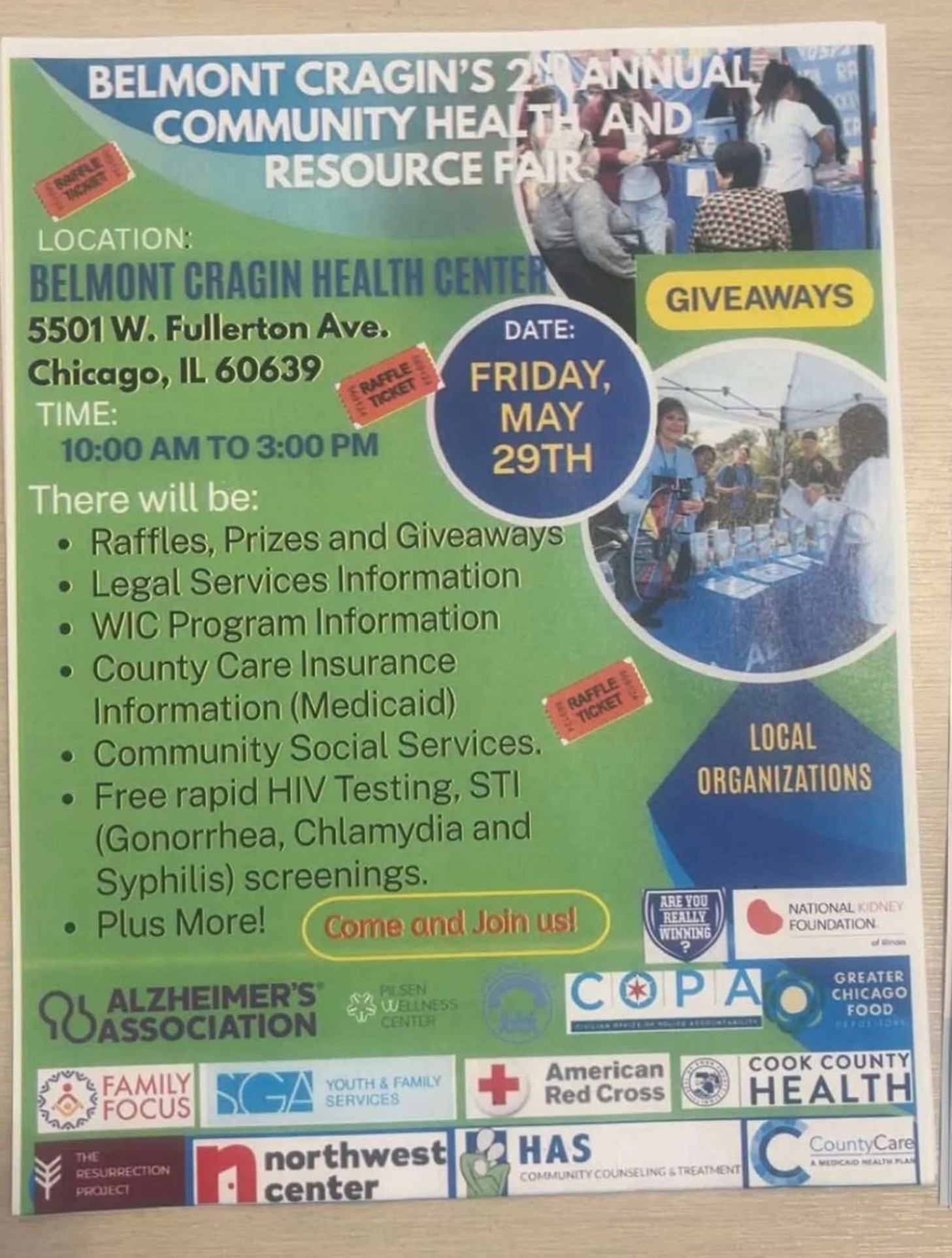 Belmont Craigin's 2nd Annual Health & Community Fair