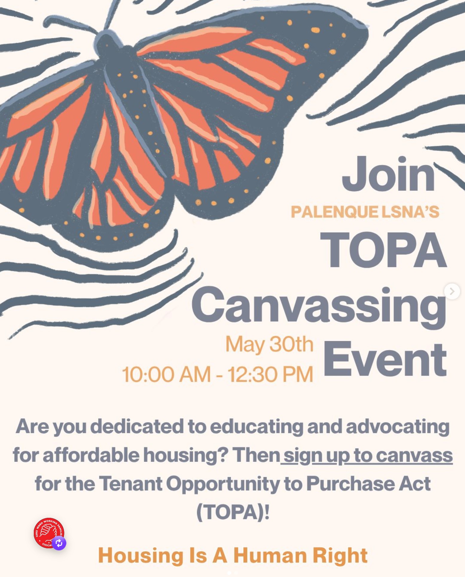 TOPA Canvassing Event