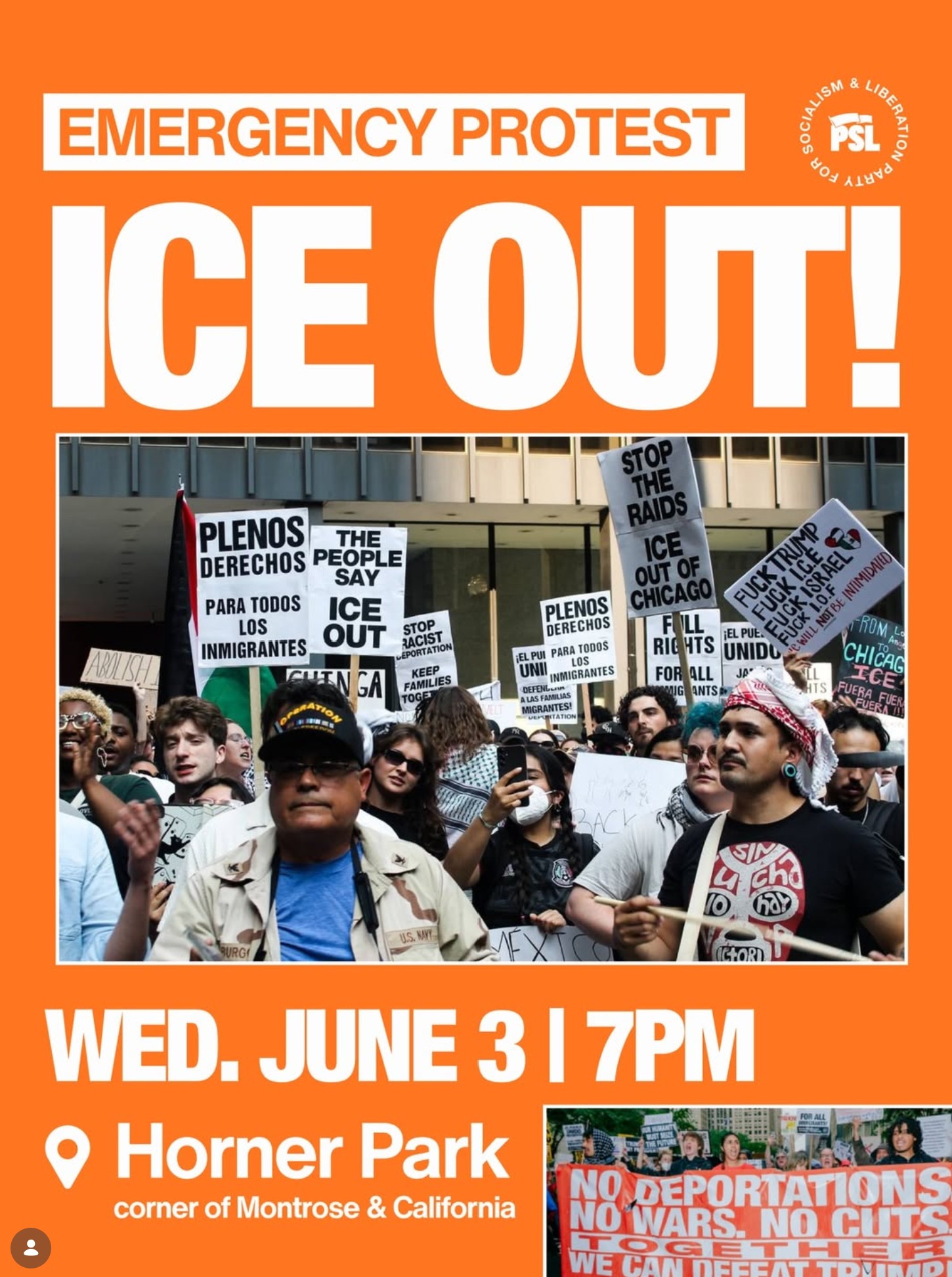 ICE OUT Emergency Protest