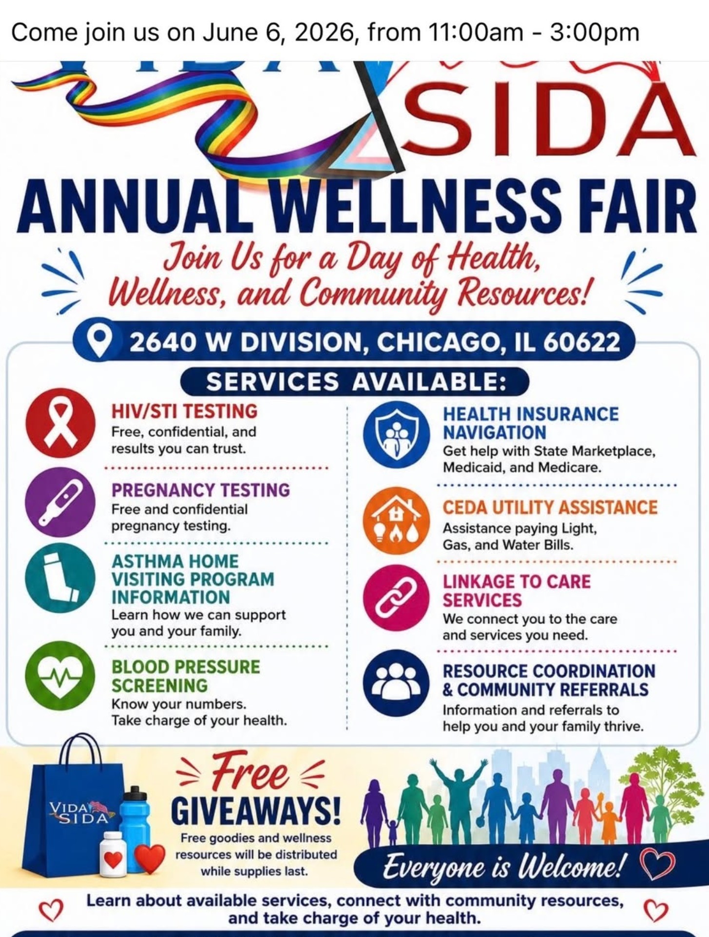 VIDA - SIDA Annual Wellness Fair