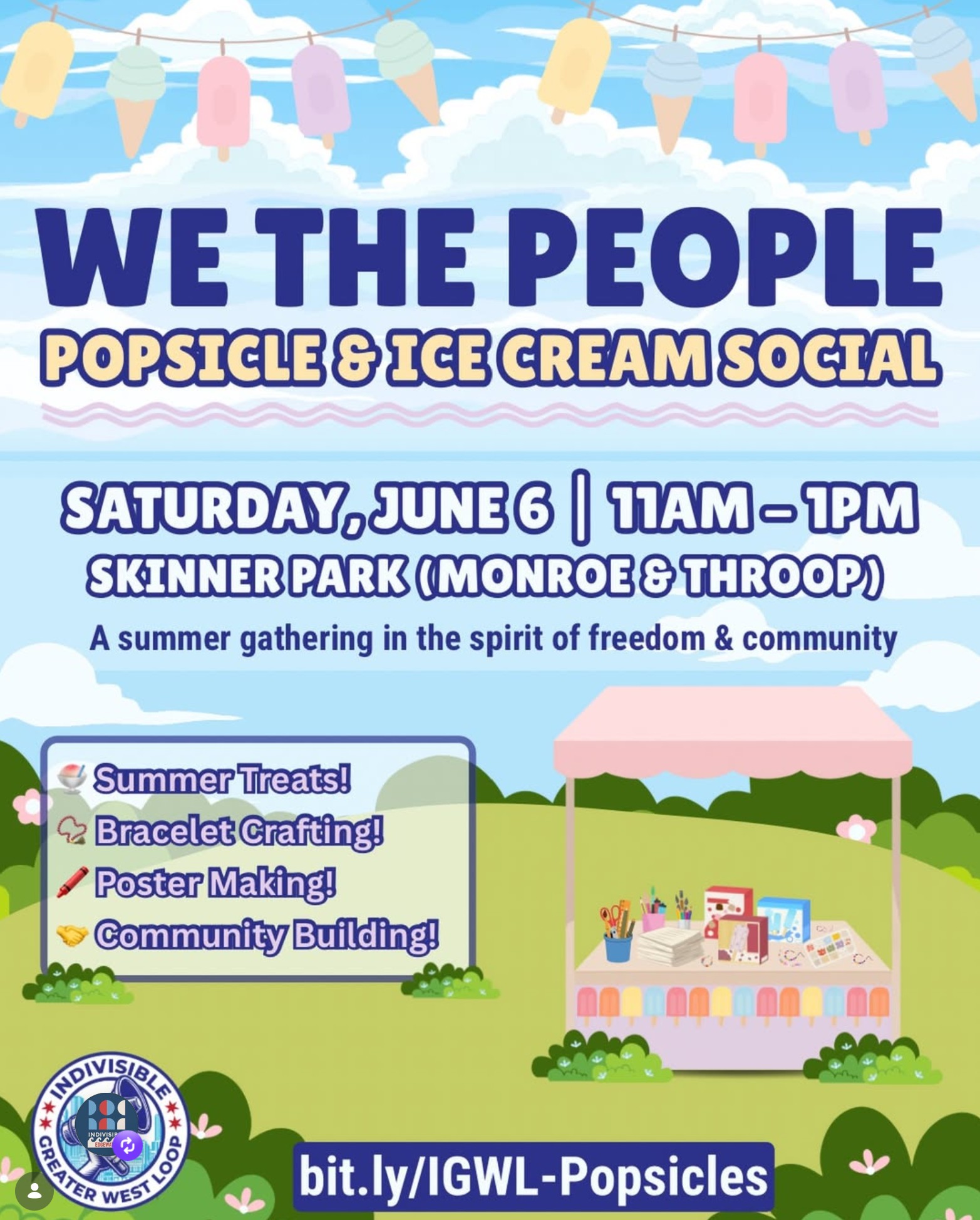 We the People Popsicle and Ice Cream Social