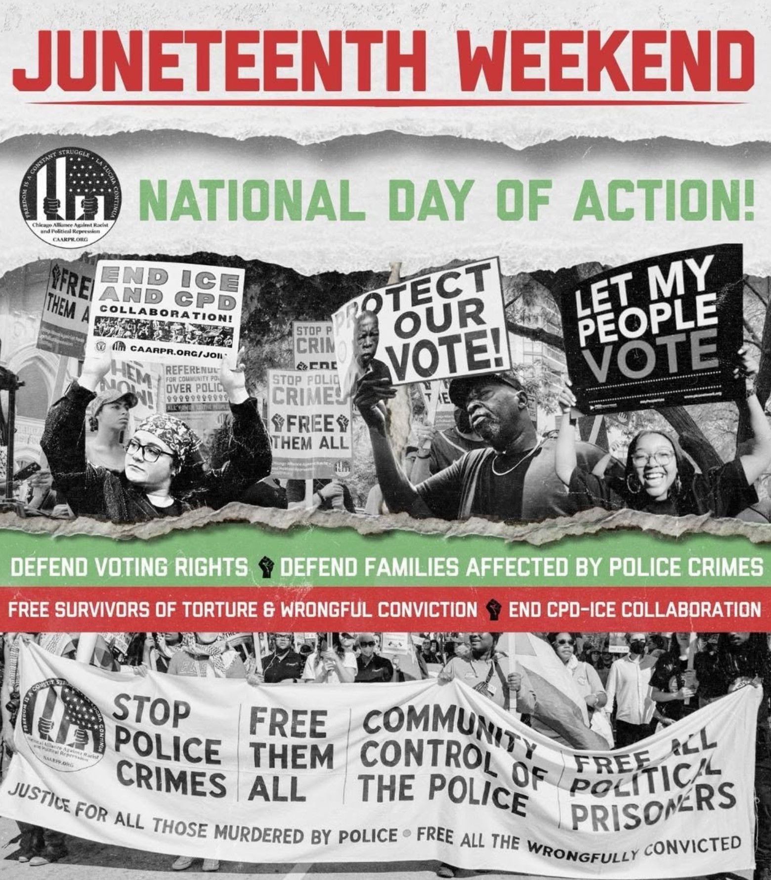 Juneteenth Weekend of Protest