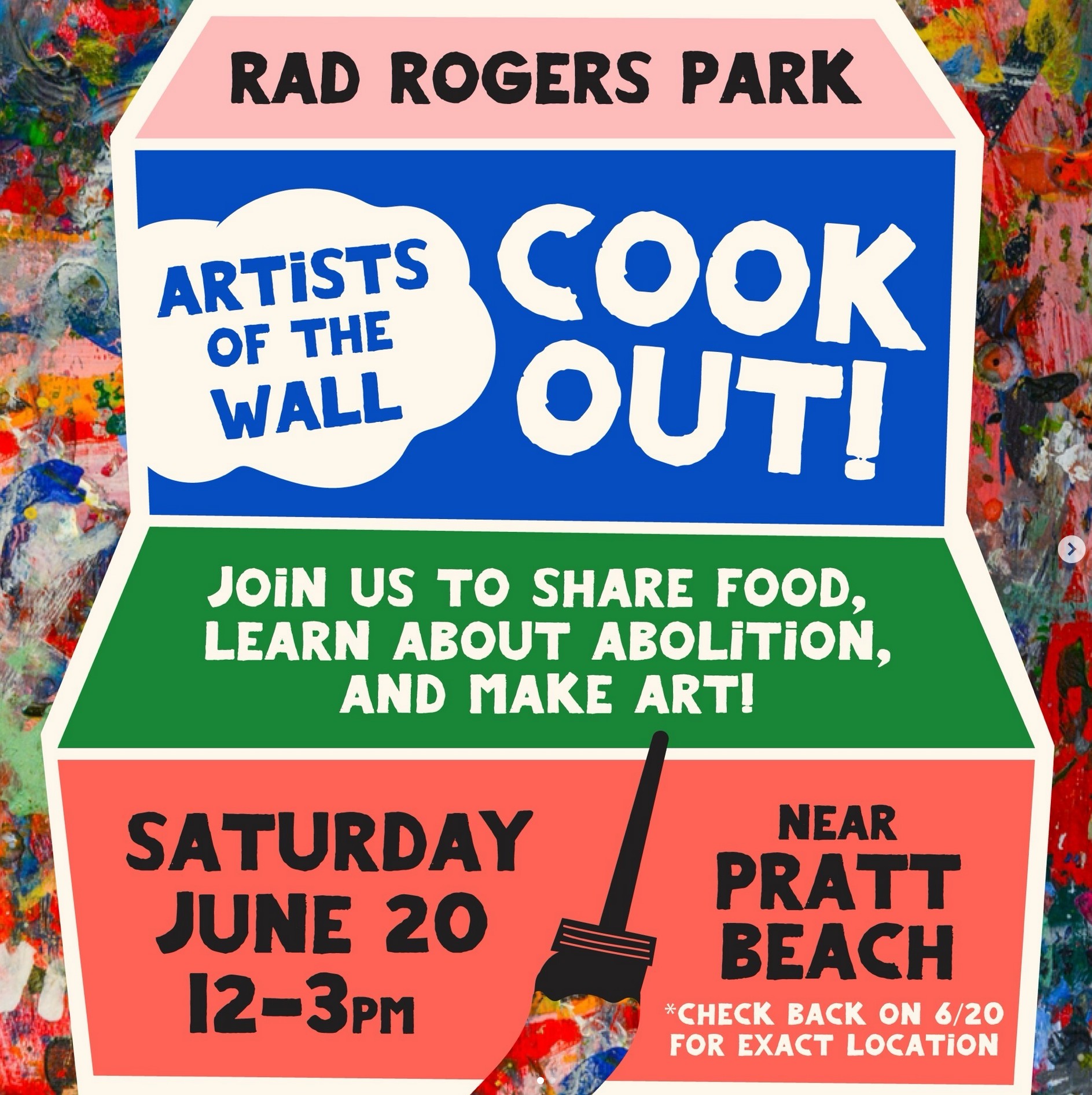 Artists of the Wall Cook-out!