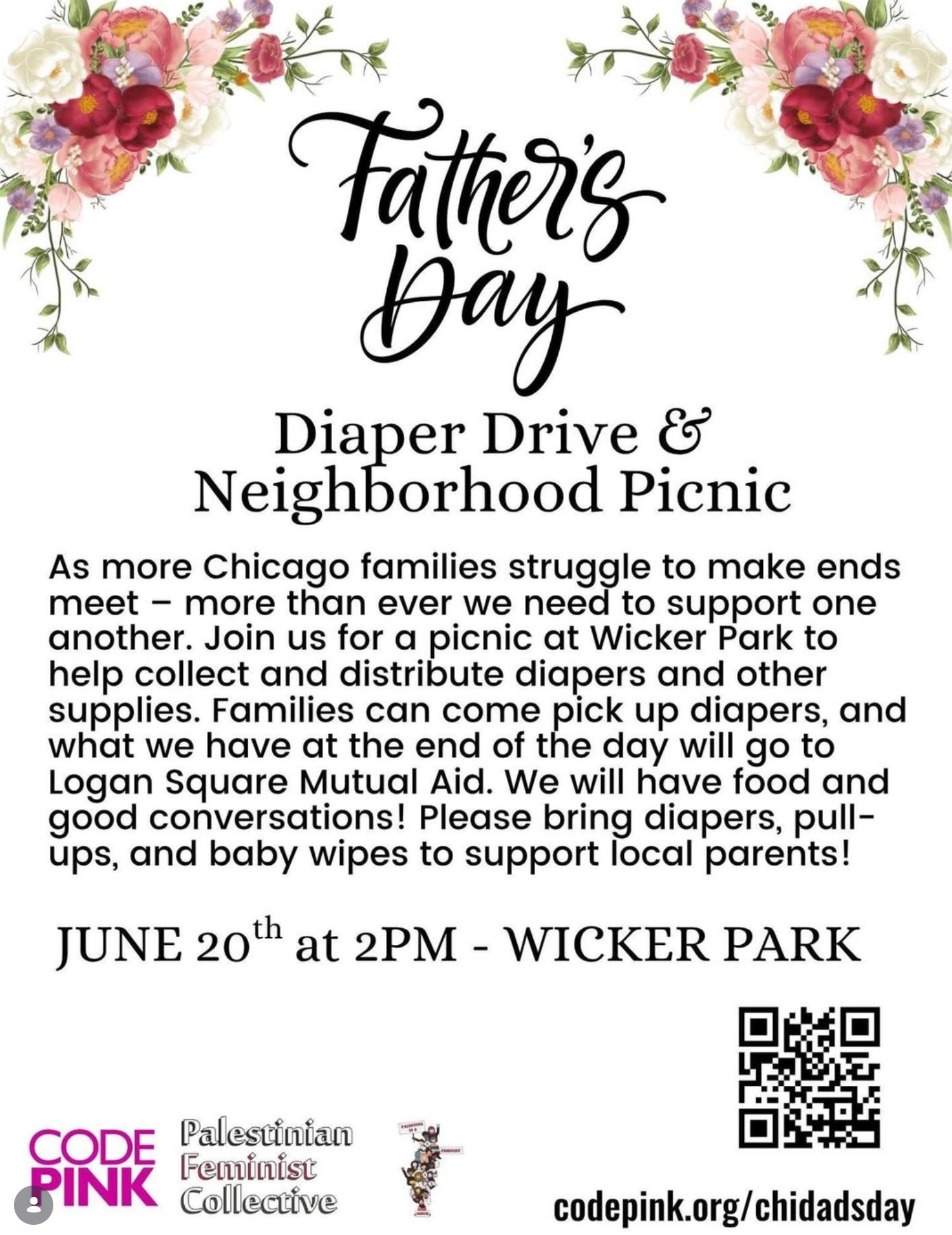 Father's Day Diaper Drive & Neighborhood Picnic