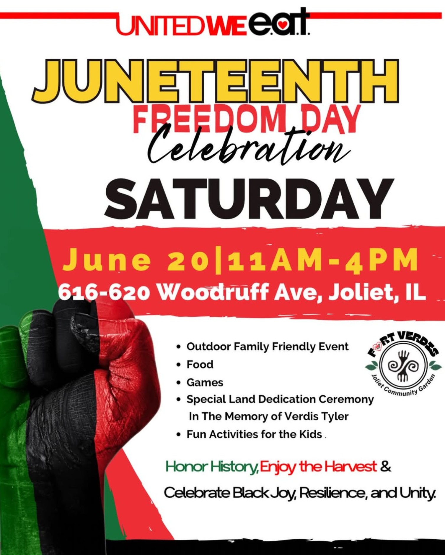 United We e.a.t. Juneteenth Freedom Day Celebration