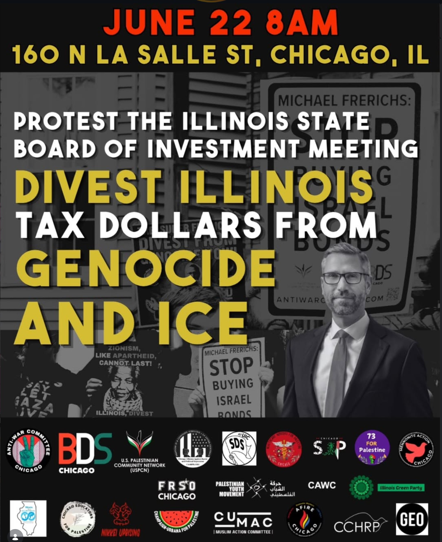Divest from Genocide & ICE