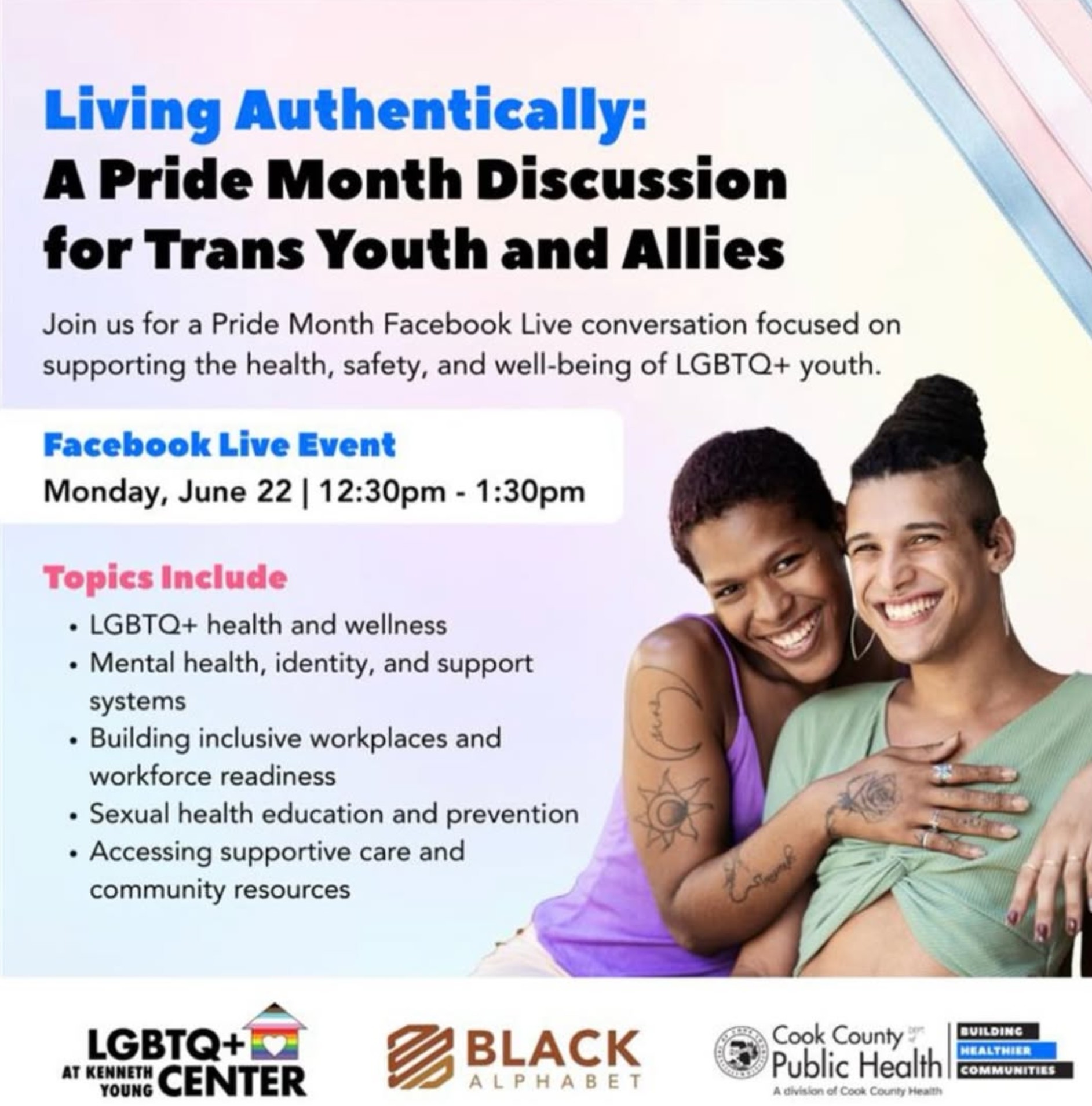 Living Authentically: A Pride Month Discussion for Trans Youth & Allies