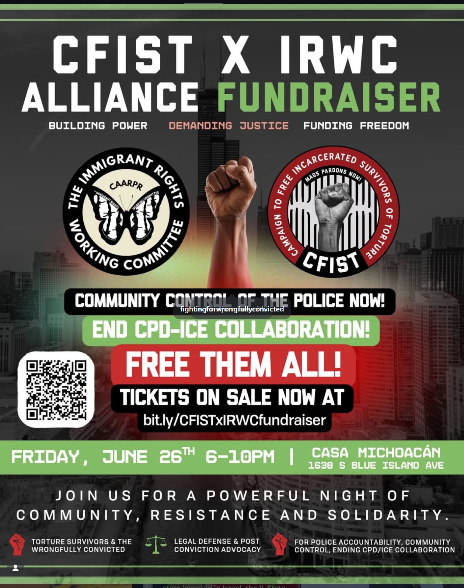 CFIST & IRWC Fundraiser