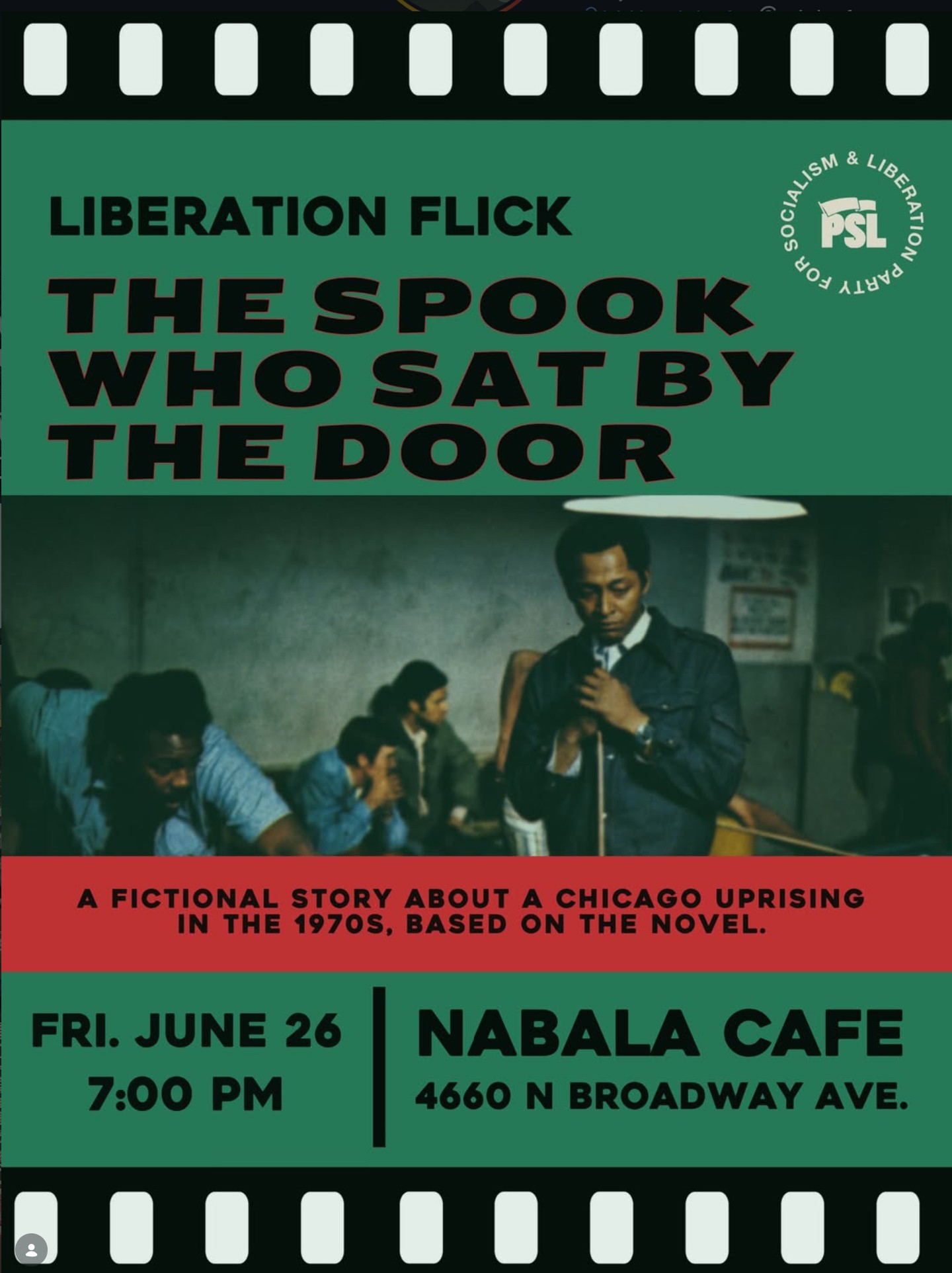 Liberation Flick - 'The Spook Who Sat by the Door'