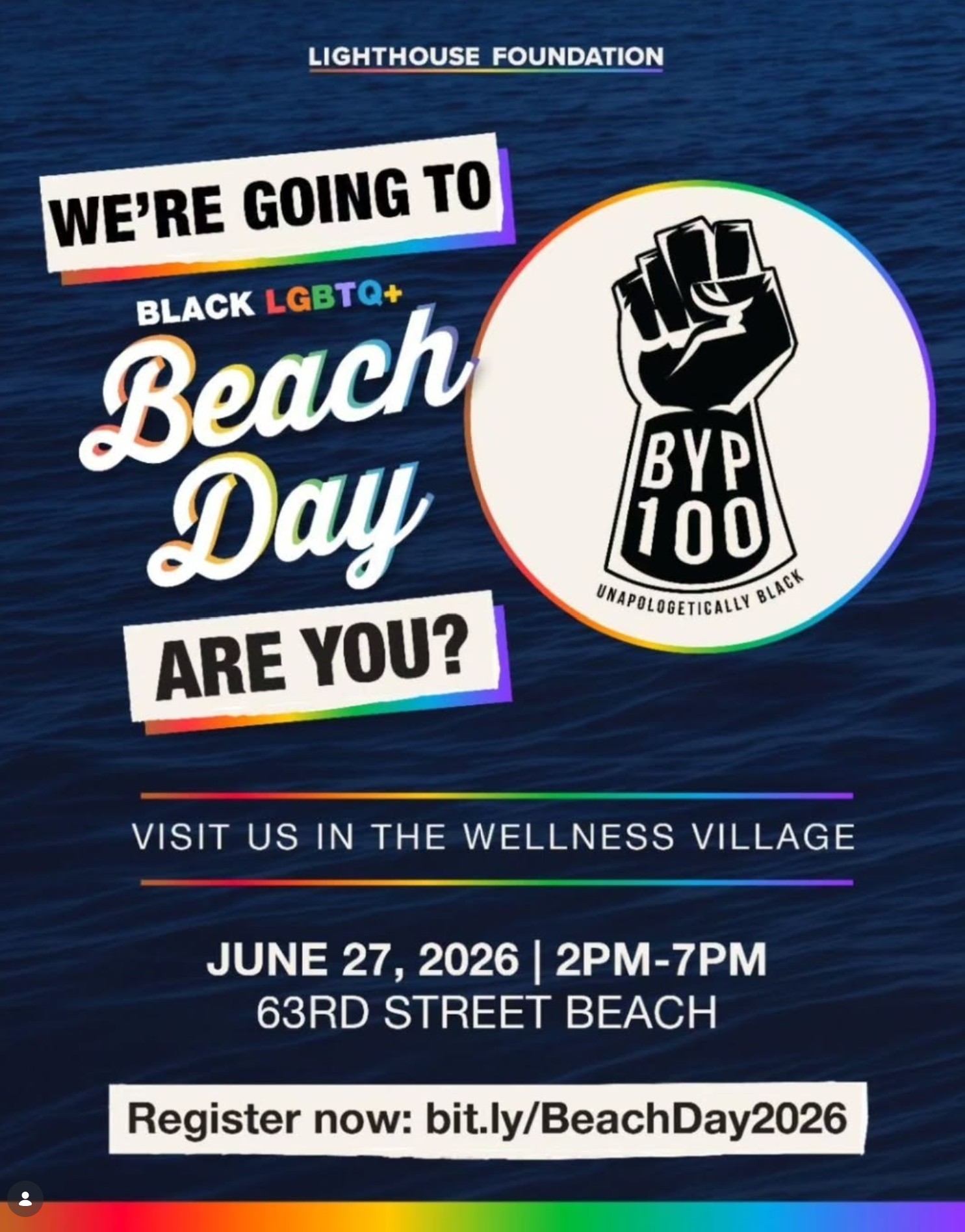 Black LGBTQ+ Beach Day