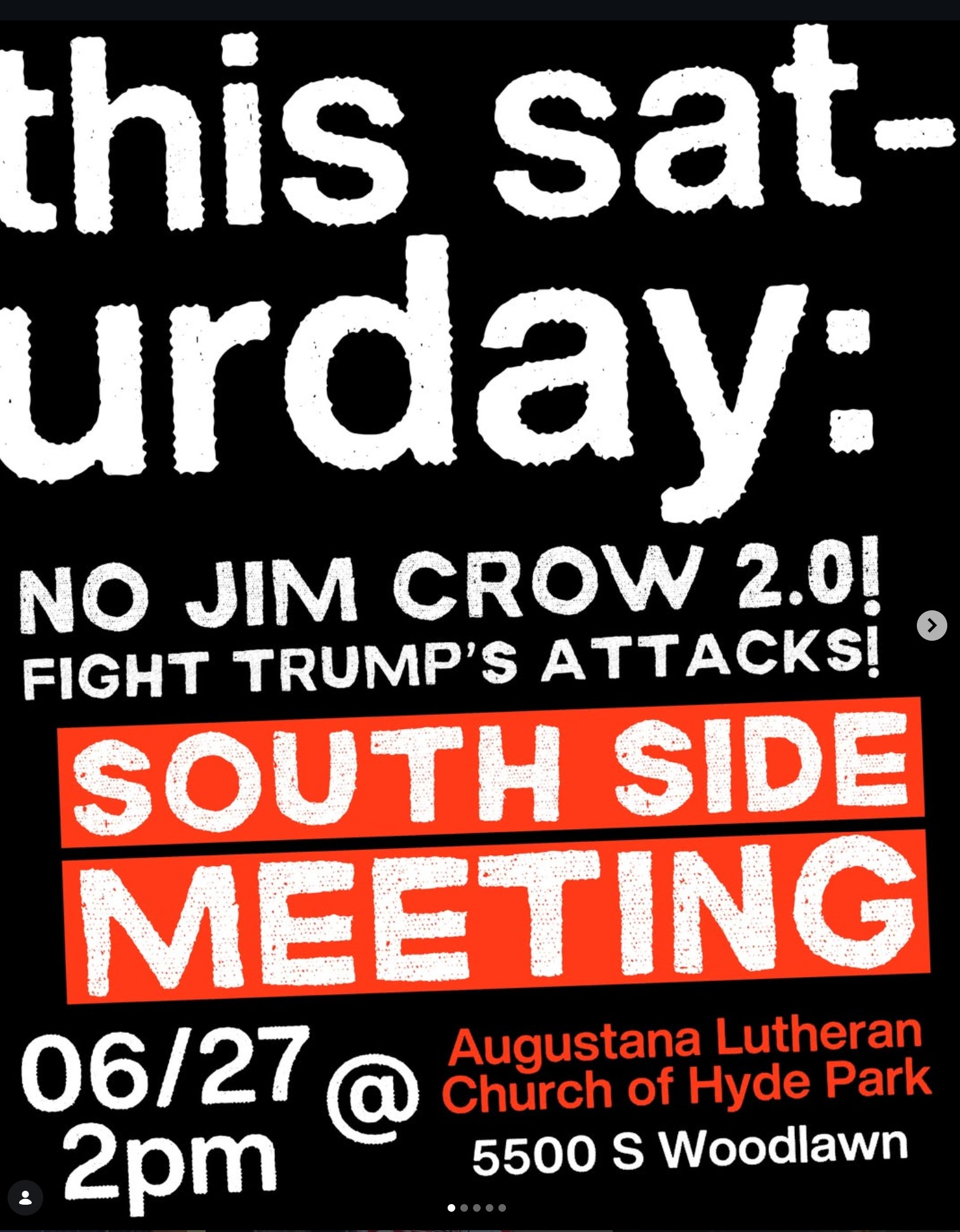 No Jim Crow 2.0! Fight Trump's Attacks!