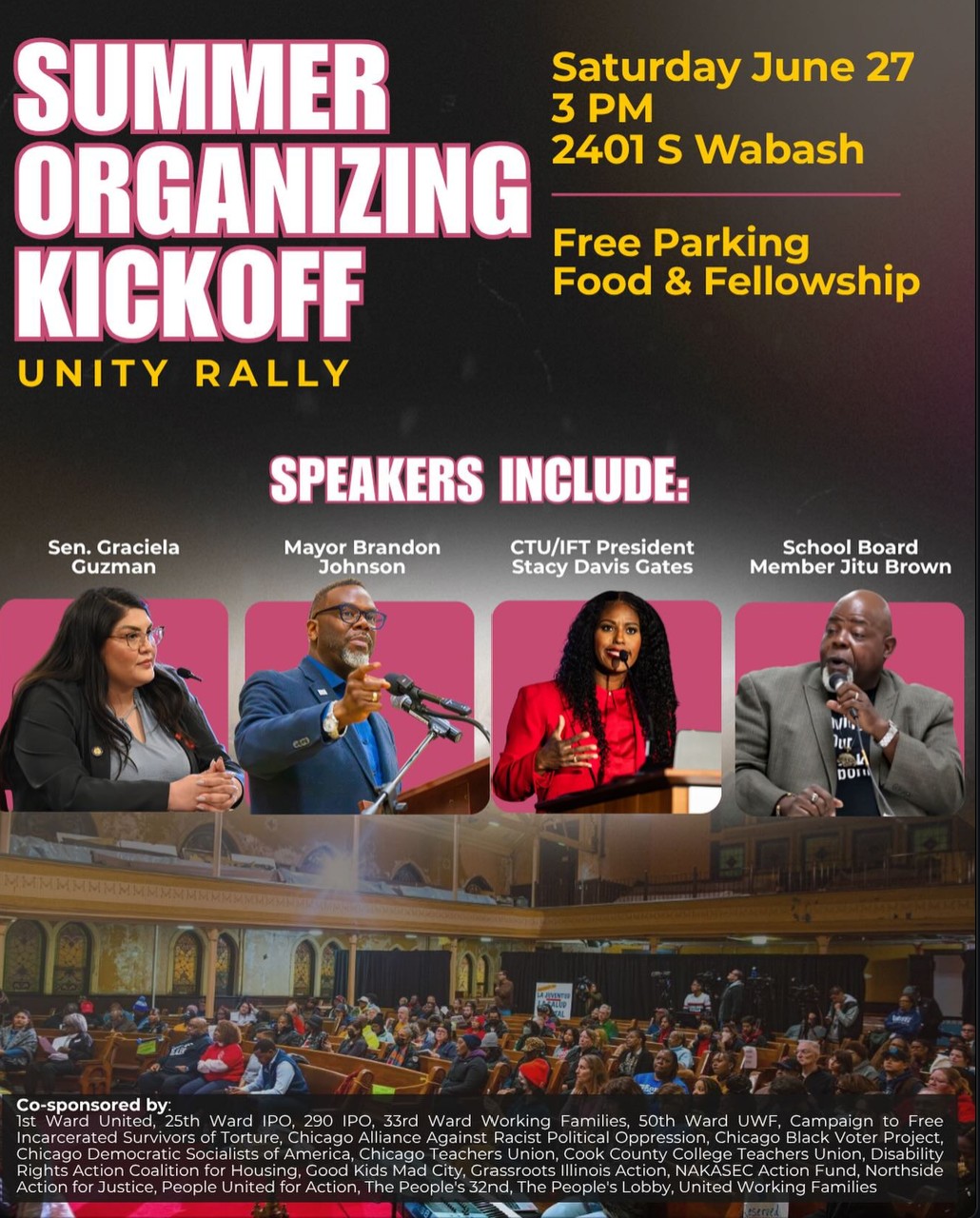 Summer Organizing Kick-Off Unity Rally