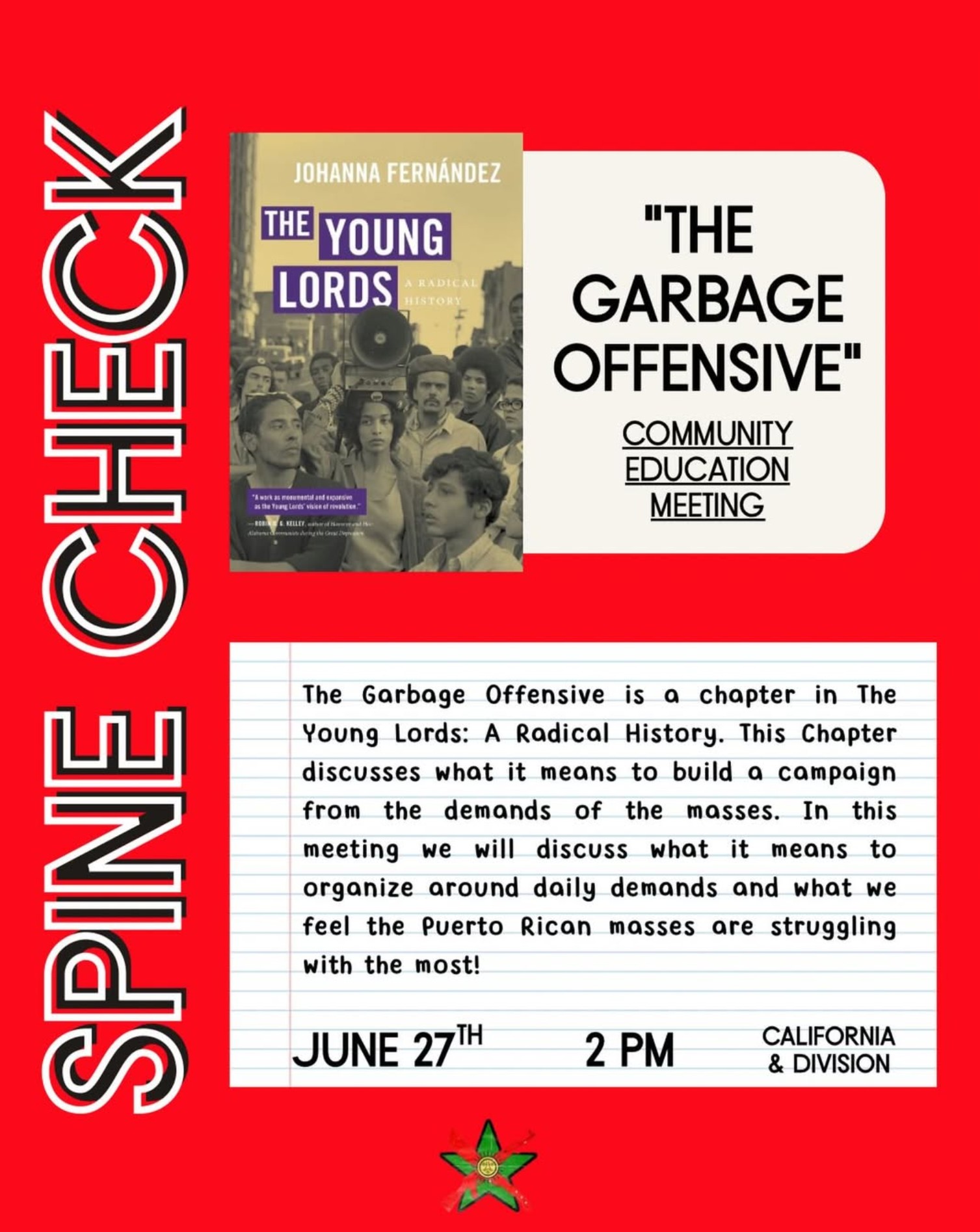 'The Garbage Offensive' Community Education Meeting