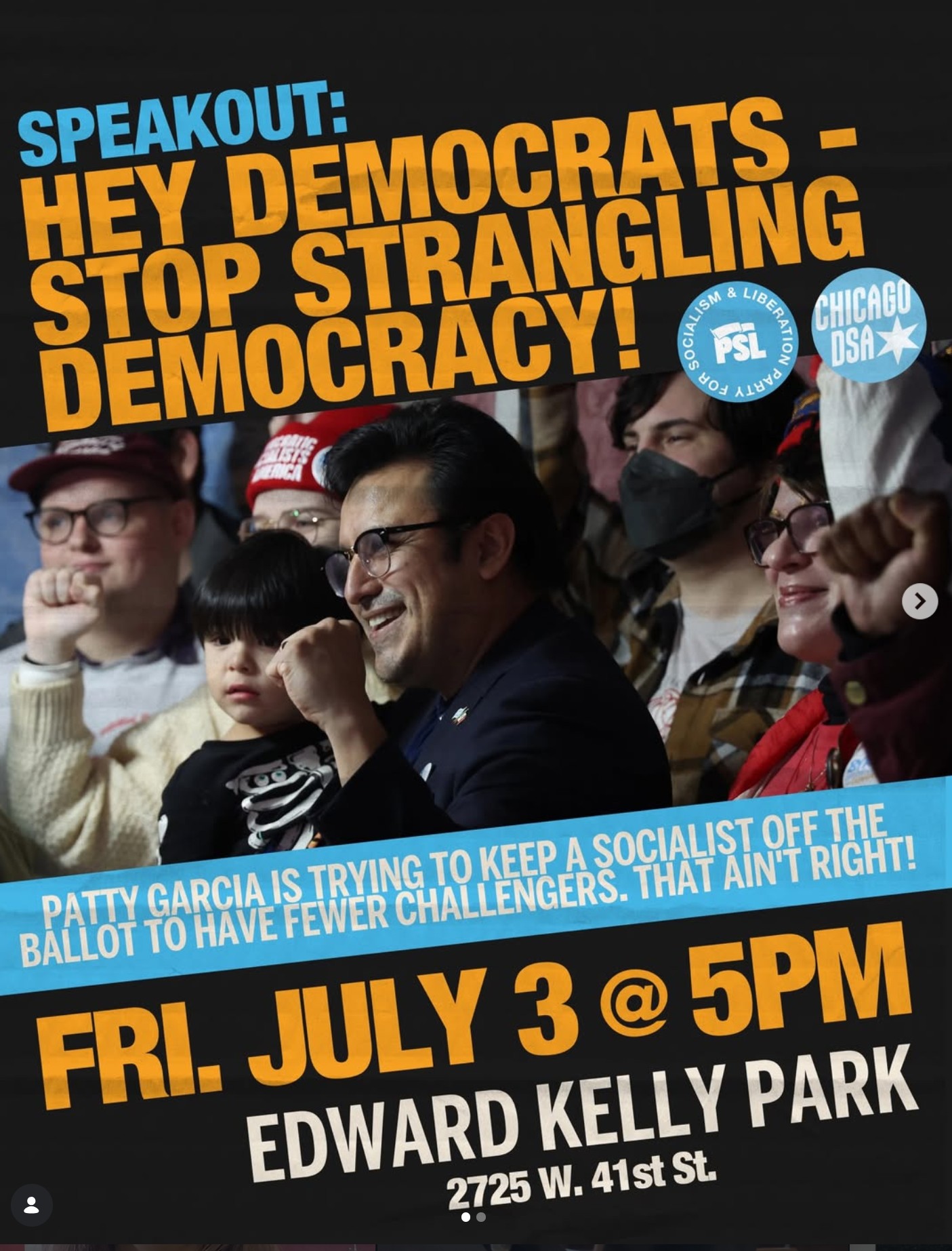 Speak Out - Hey Democrats, Stop Strangling Democracy!