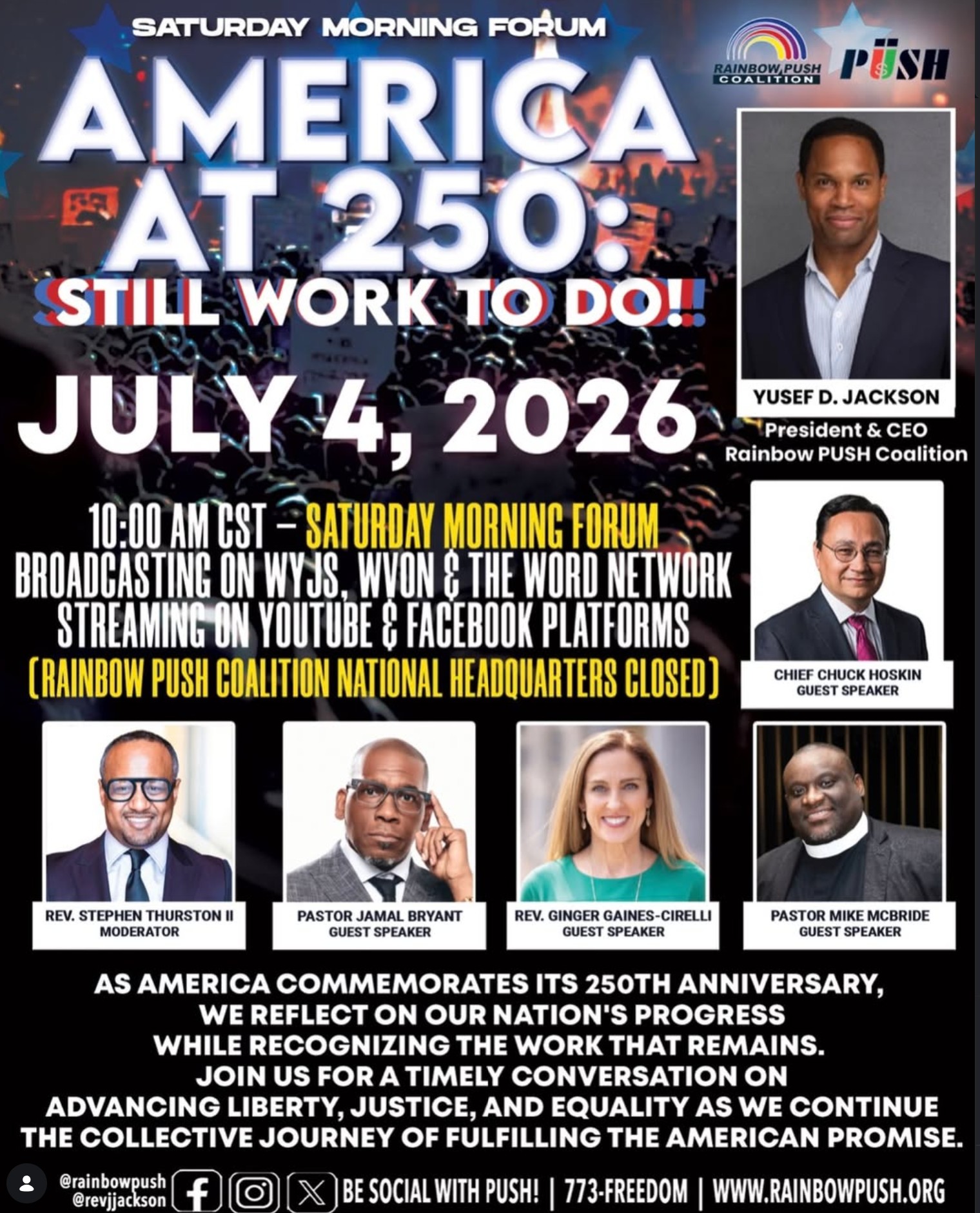 America at 250 - Still Work to Do!
