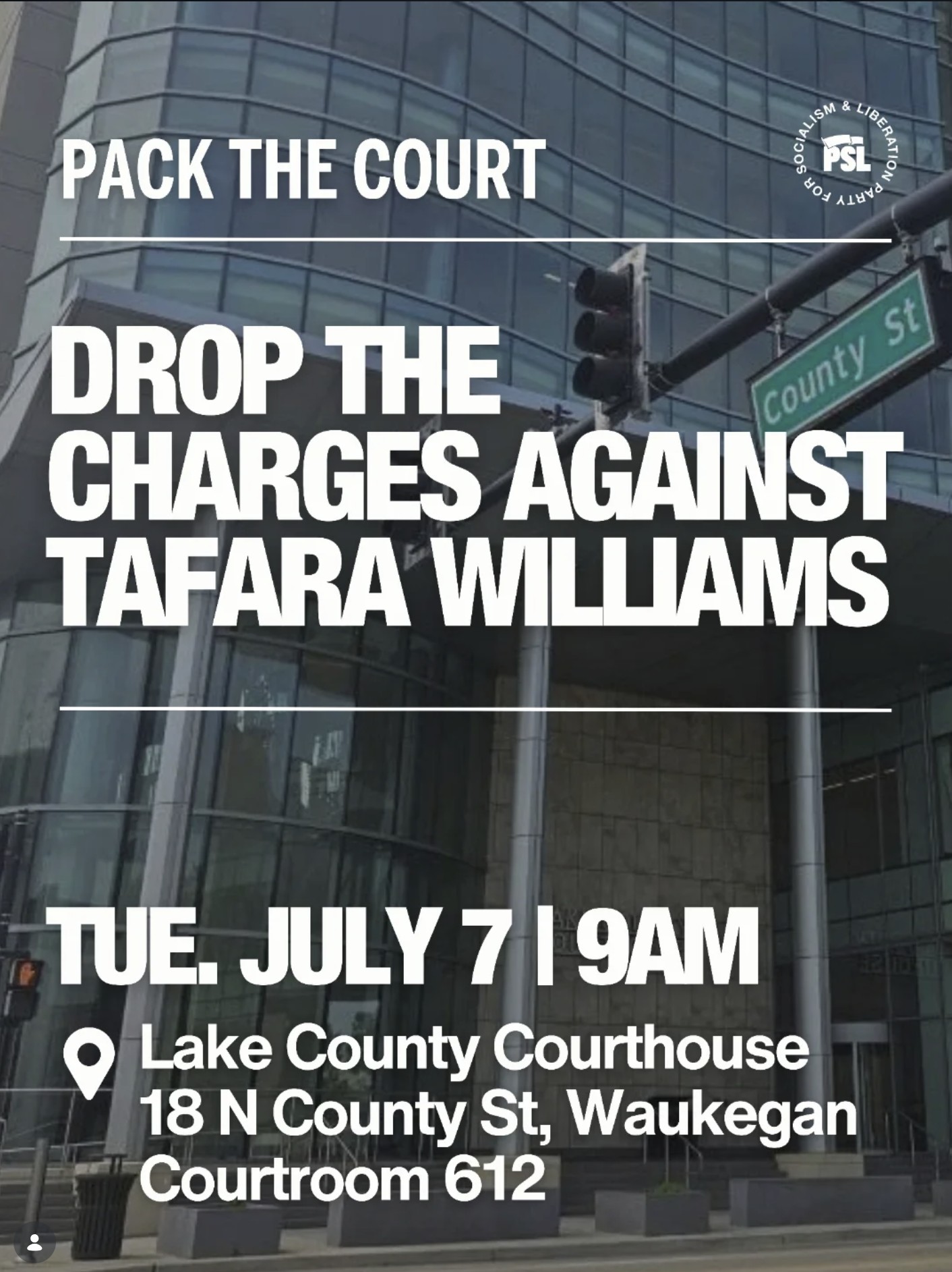 Drop the Charges Against Tafara Williams!
