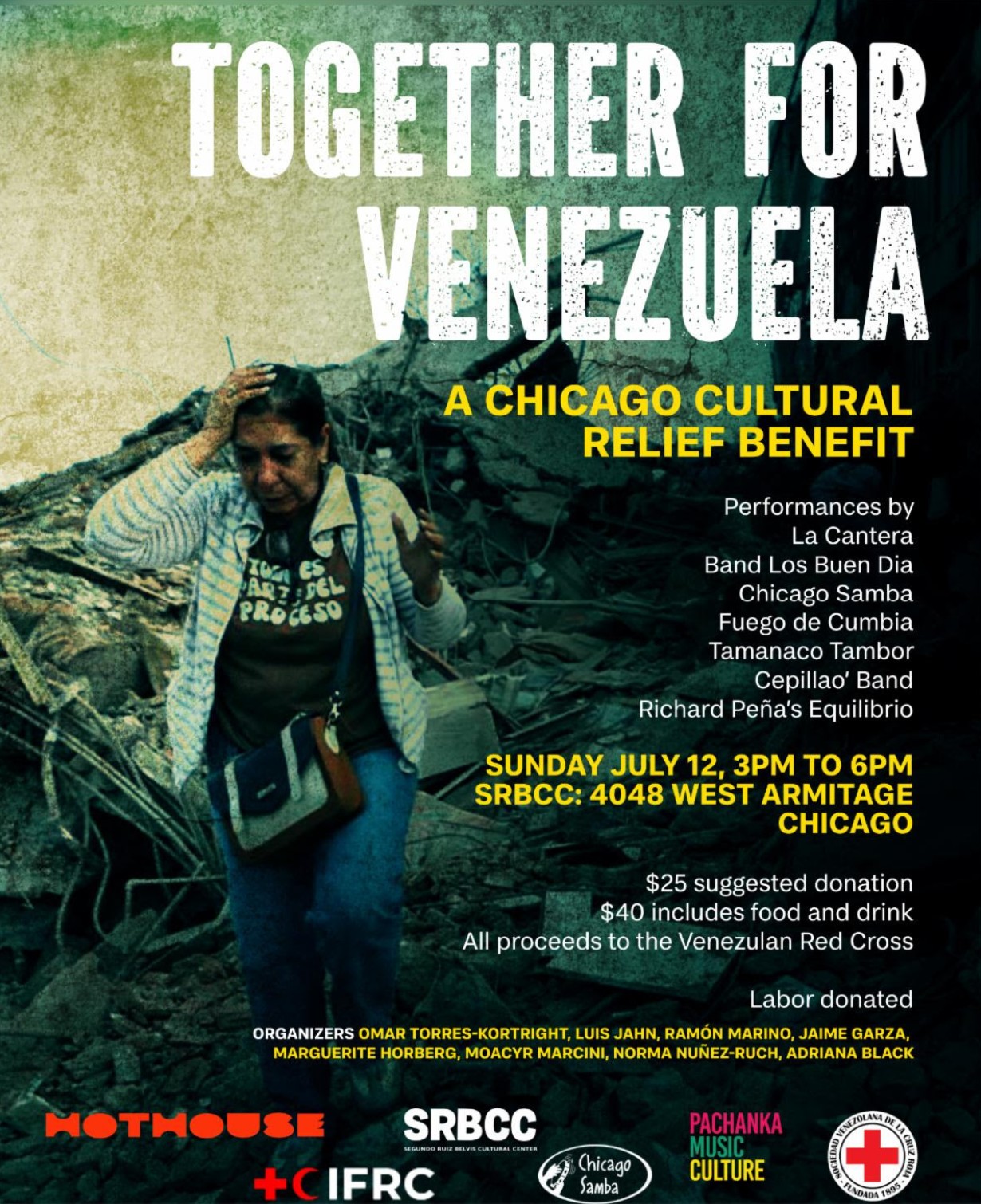 Together for Venezuela, A Chicago Cultural Relief