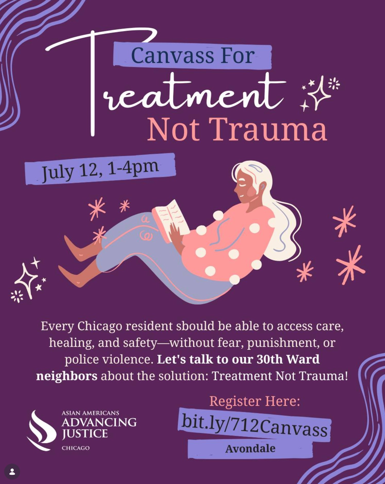 Canvass for Treatment Not Trauma