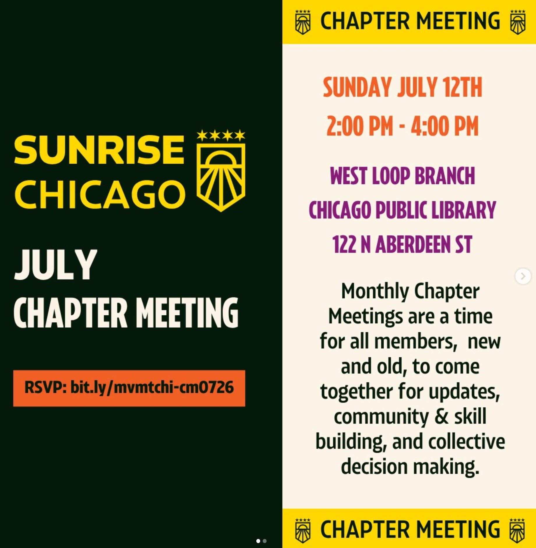 Sunrise Chicago July Chapter Meeting
