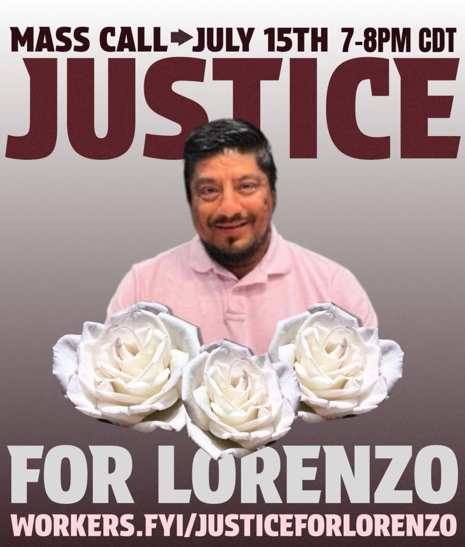 Mass Call: Justice for Lorenzo Salgado Araujo