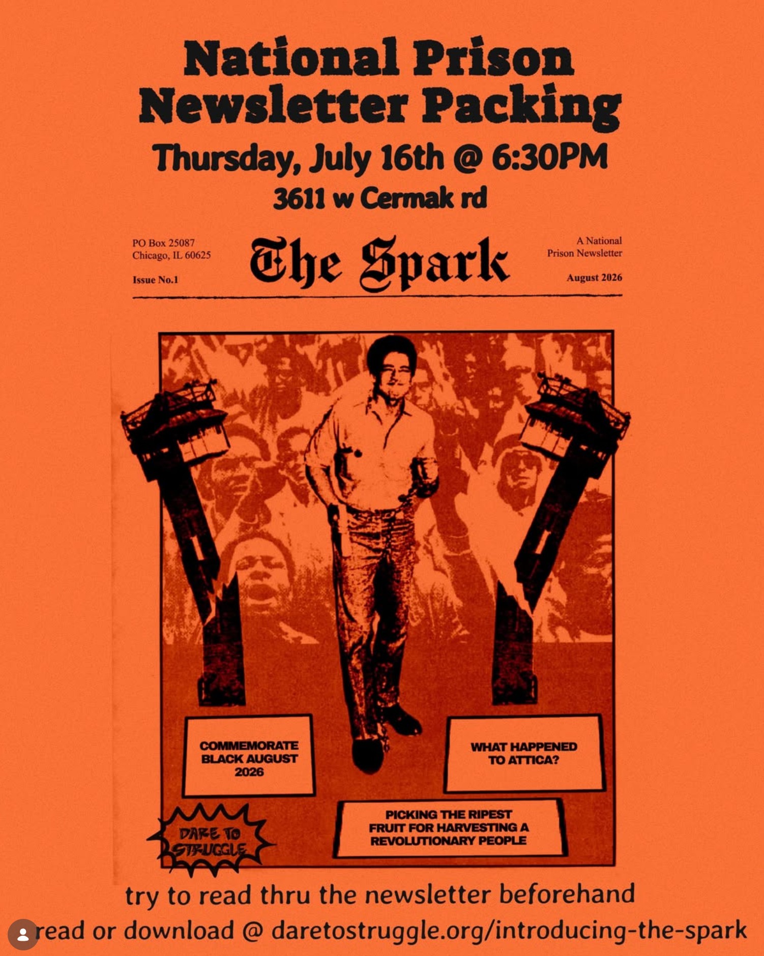 National Prison Newsletter Packing