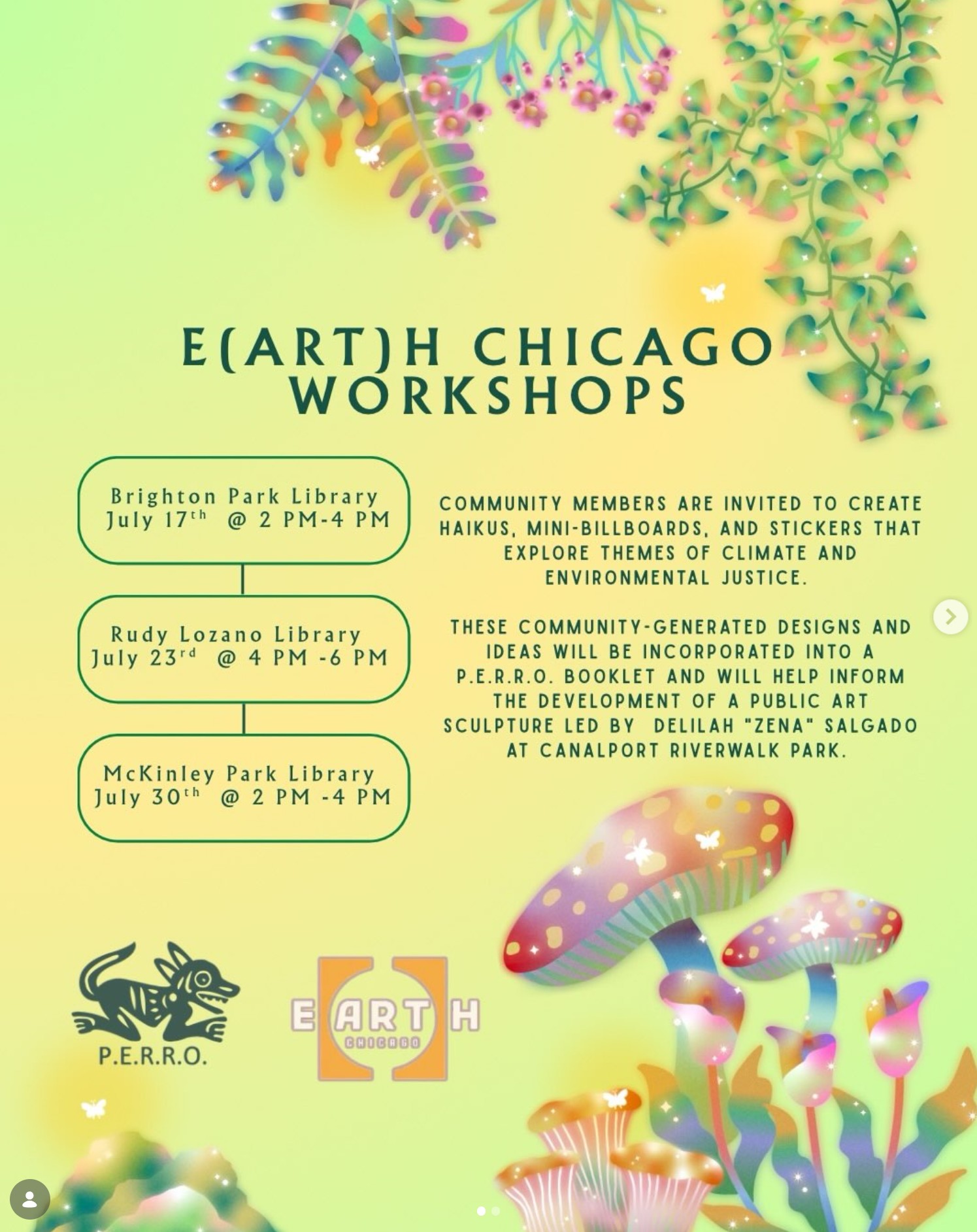 E(ART)H Chicago Workshops