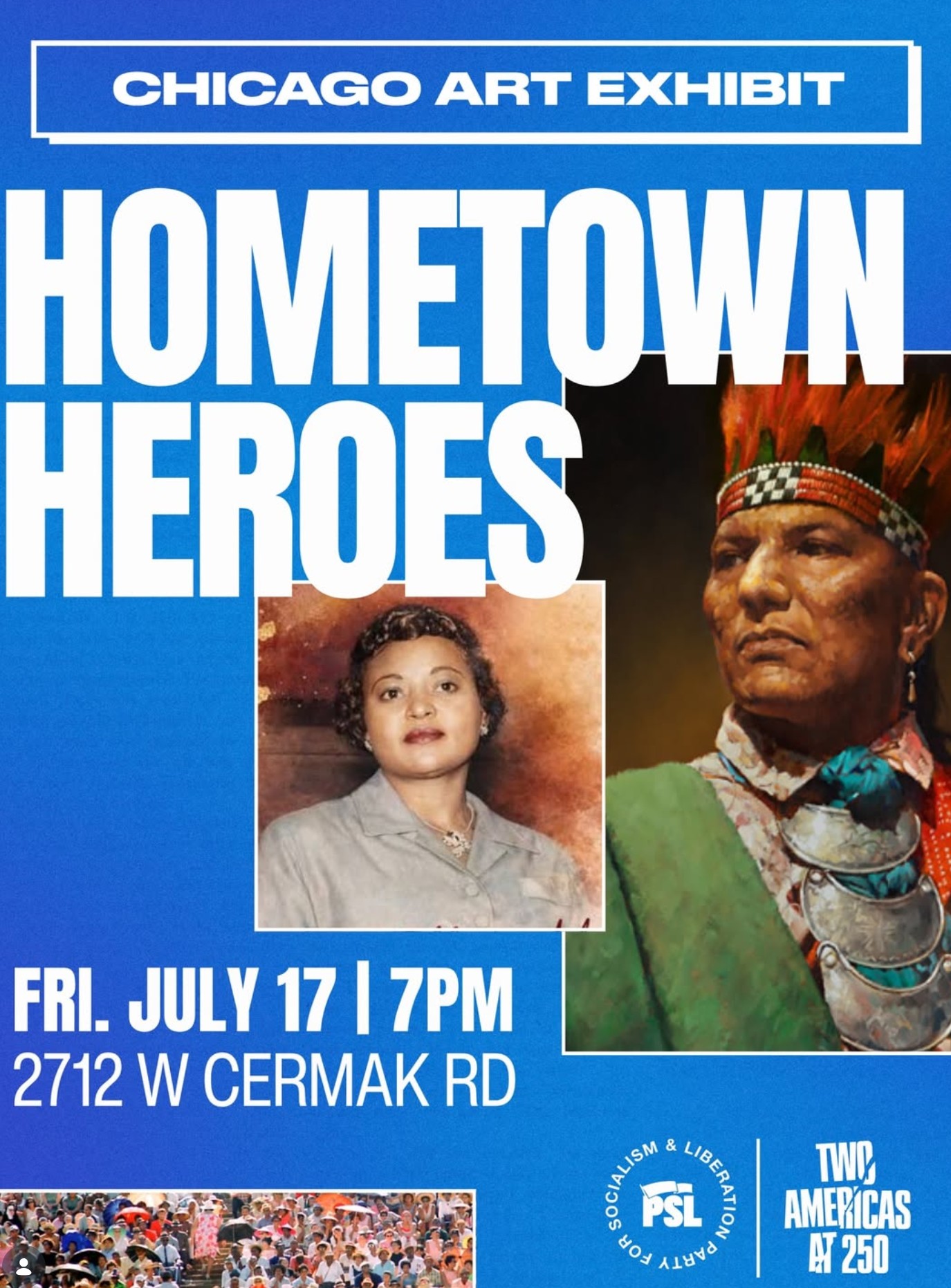 Hometown Heros Chicago Art Exhibit