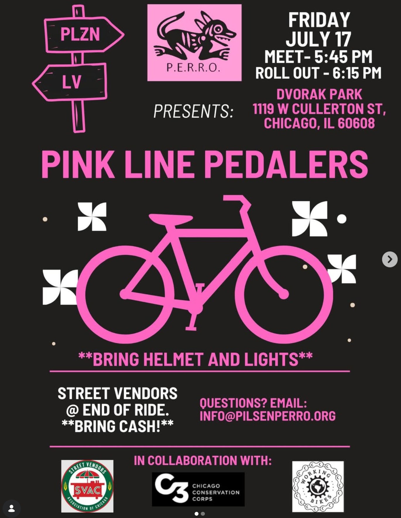 Pink Line Pedalers
