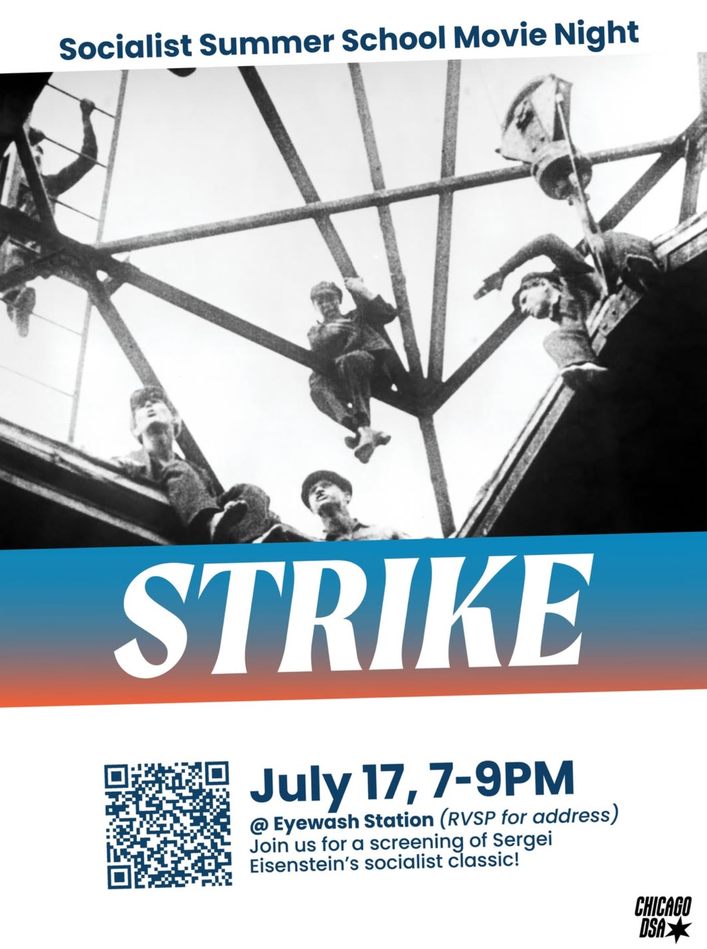Socialist Summer School Movie Night: 'Strike' by Eisenstein