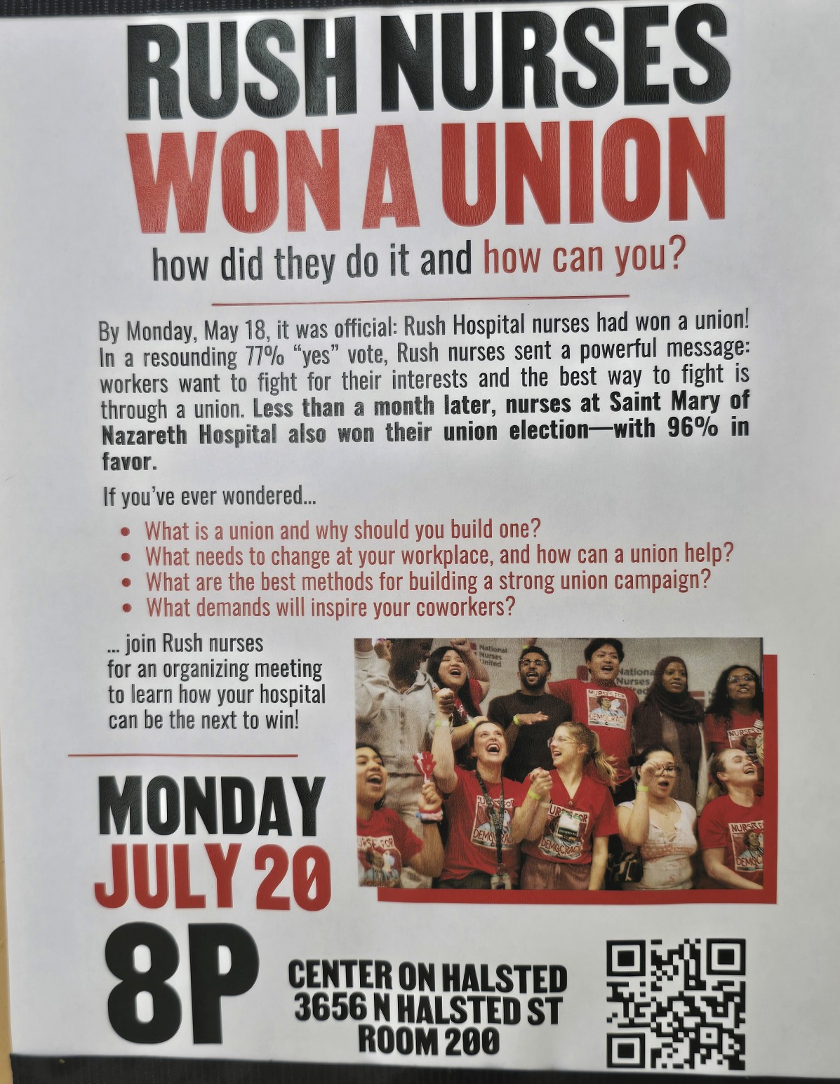 Rush Nurses Won a Union - How Did They Do It & How Can You