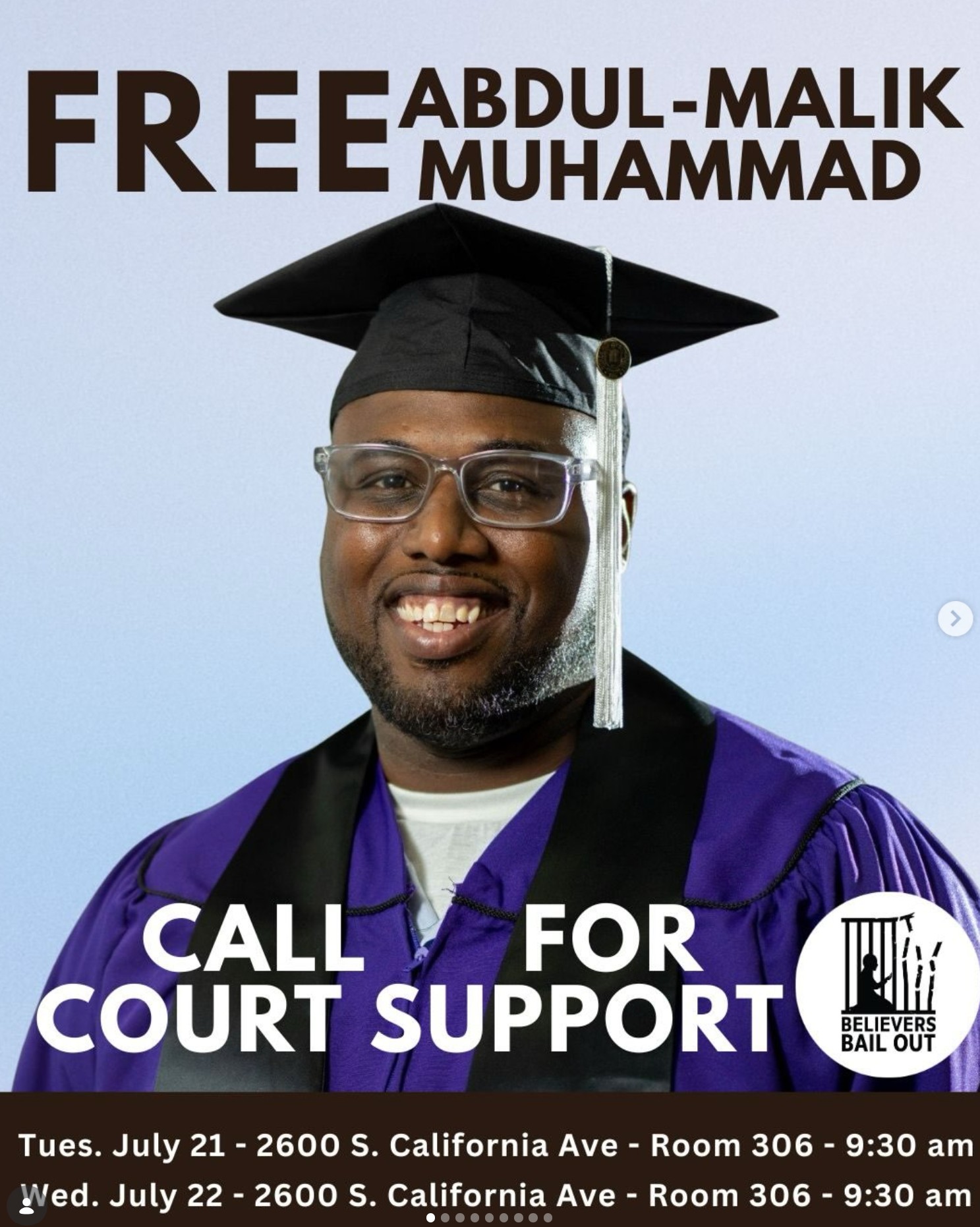 Pack the Court for Abdul-Malik Muhammed