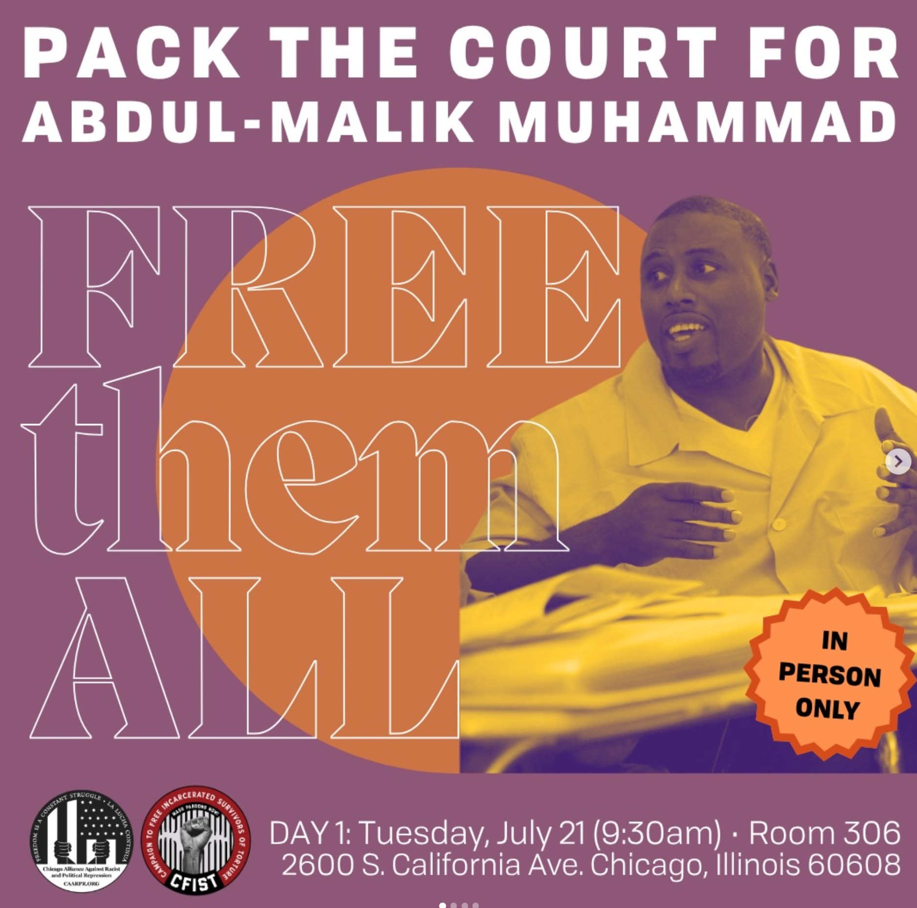 Pack the Court for Abdul-Malik Muhammed