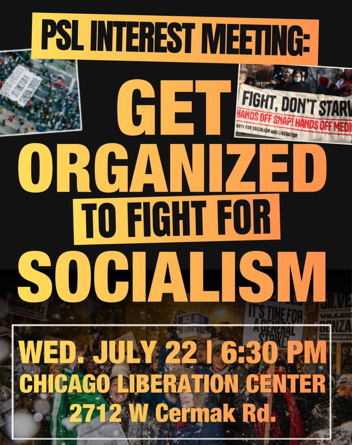 Get Organized to Fight for Socialism