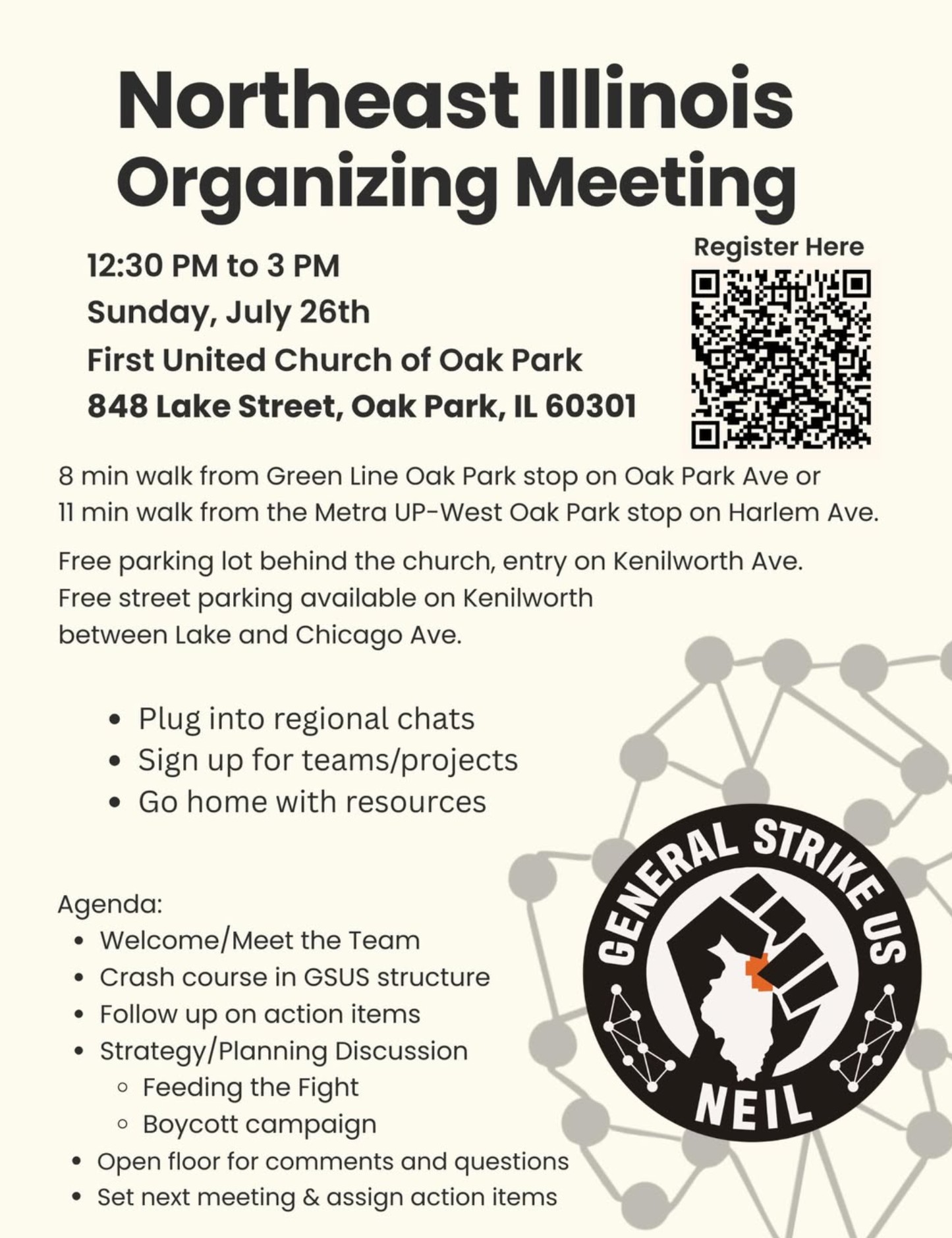 General Strike US Northeast IL Meeting