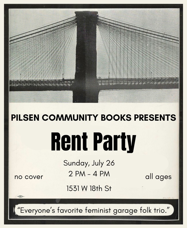 Rent Party Live! Your Favorite Feminist Garage Folk Trio