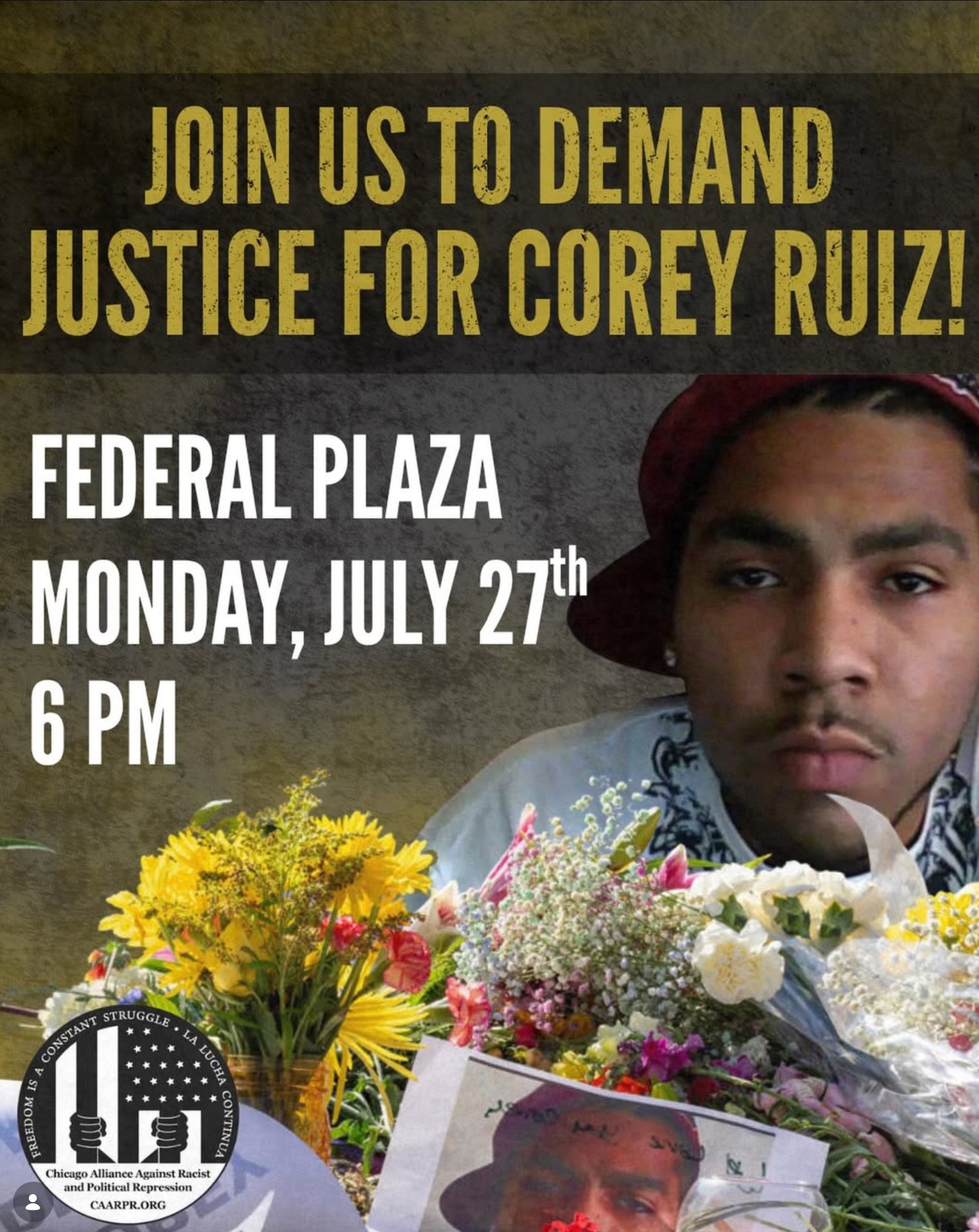 Join Us to Demand Justice for Corey Ruiz!