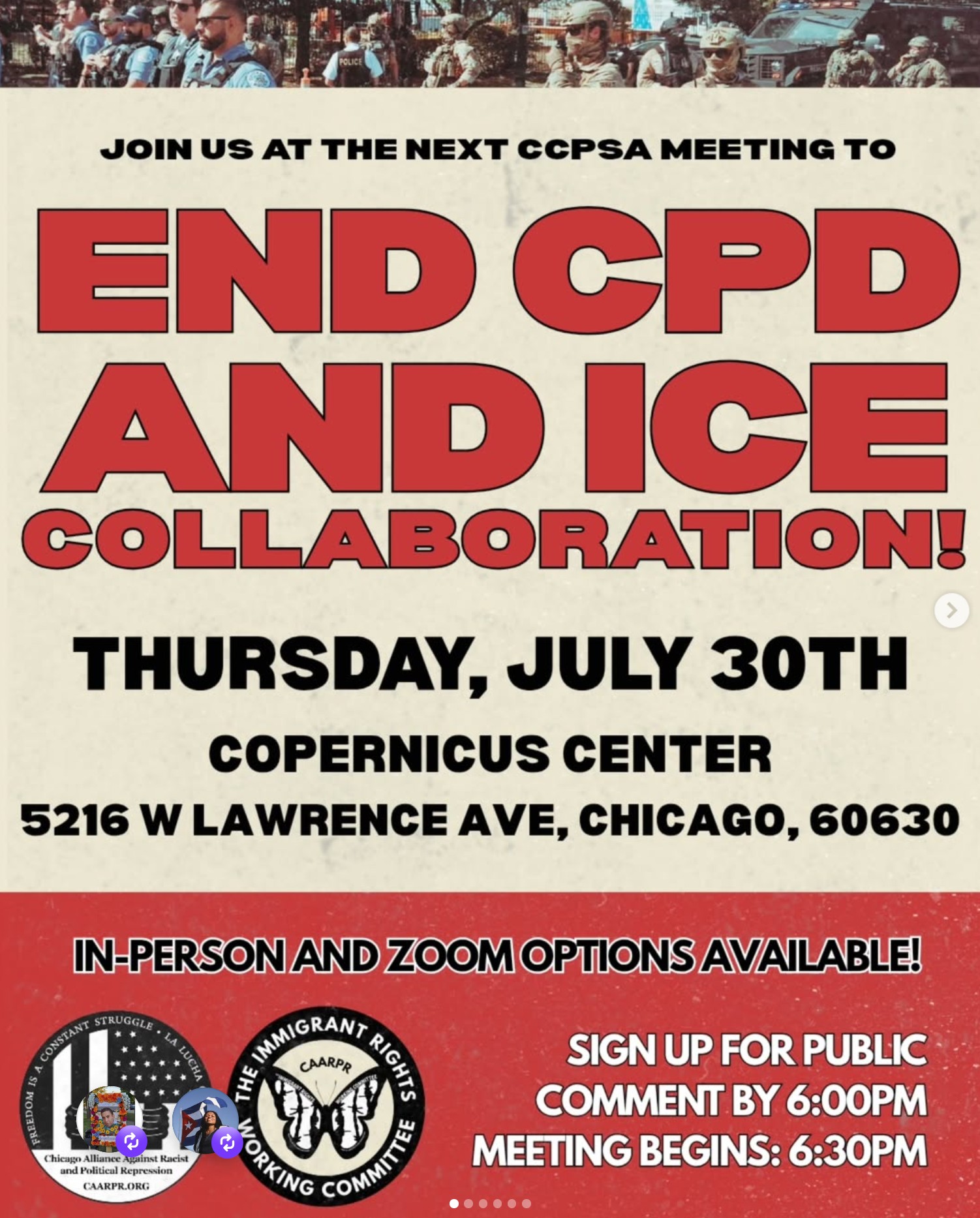 Stop CPD and ICE Collabortion