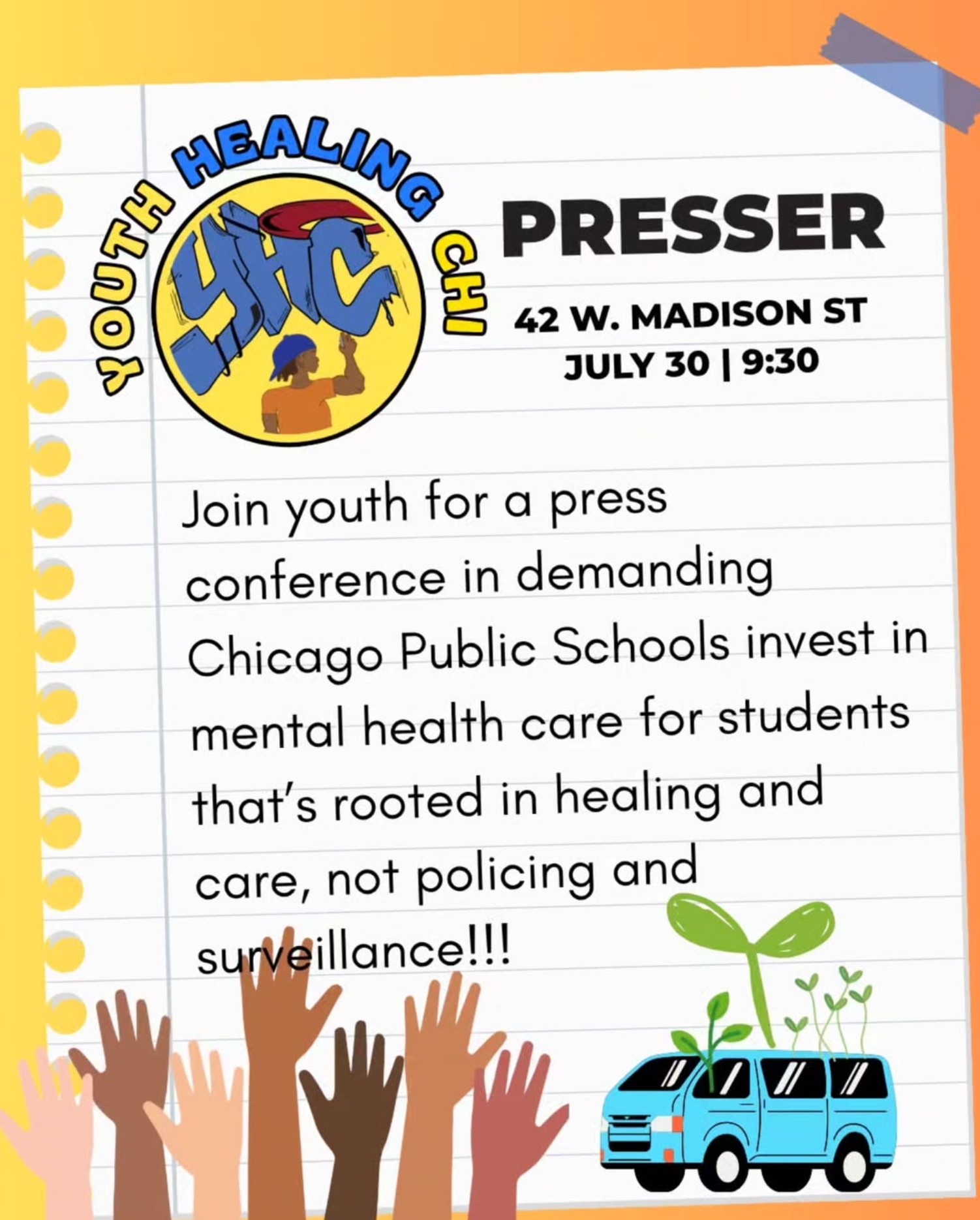 Youth Healing Chi Presser