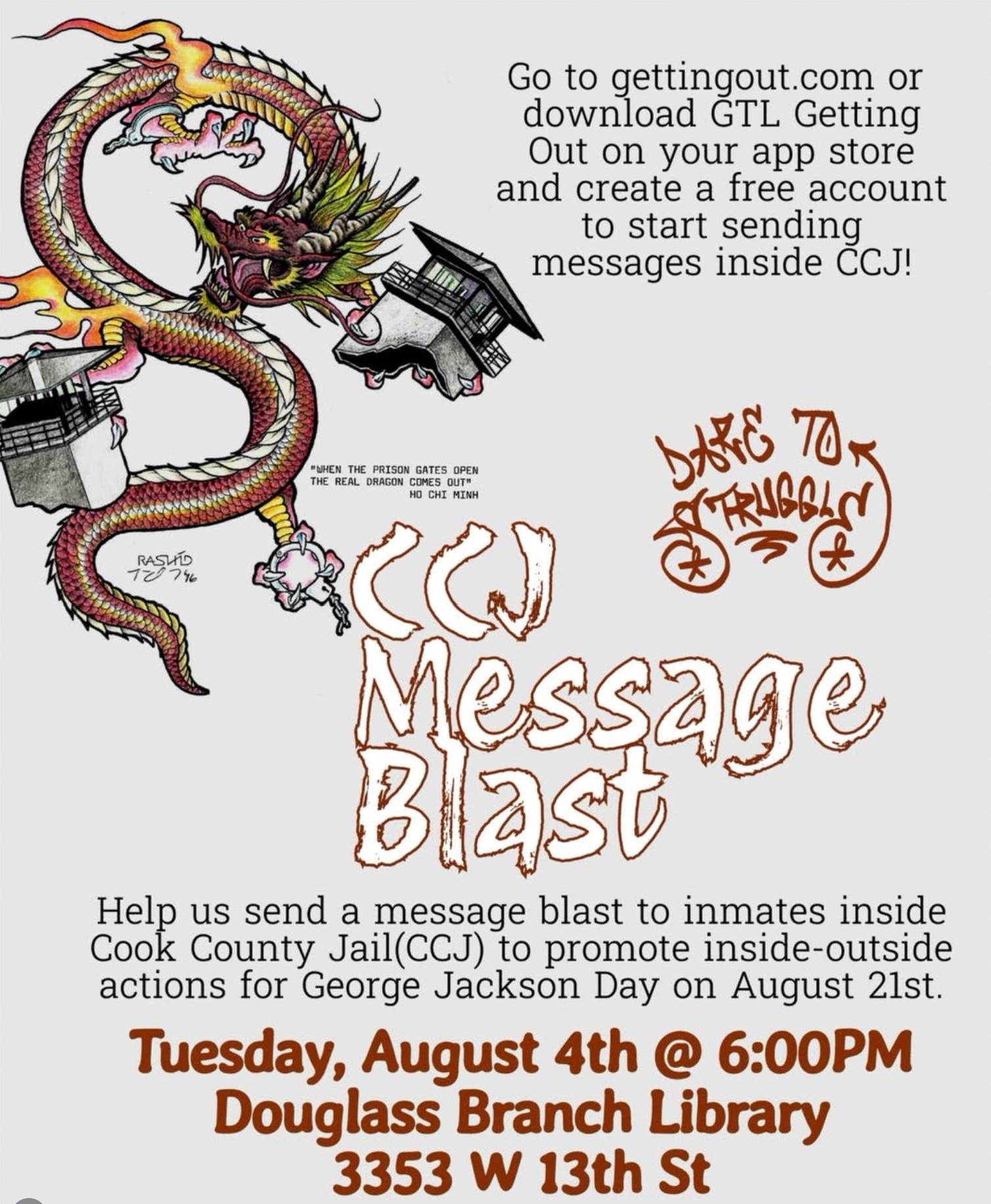 Cook County Jail Message Blast
