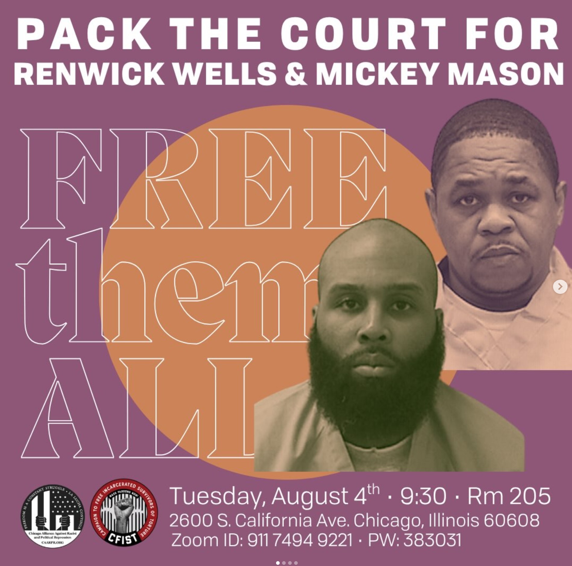 Pack the Court for Renwick Wells & Rickie Mason