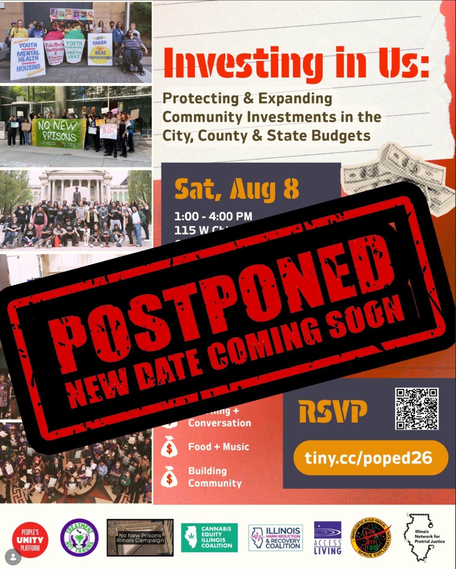 Investing in Us - POSTPONED