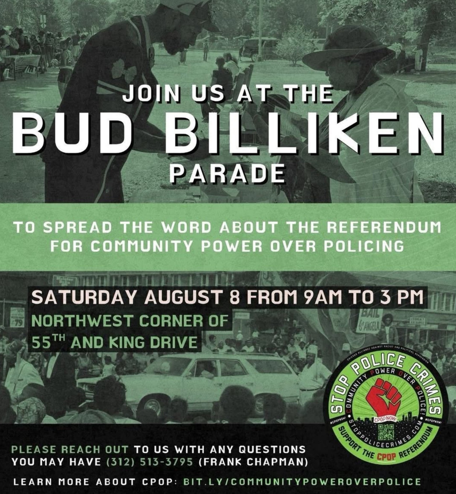 Join CAARPR at the Bud Billken Day Parade